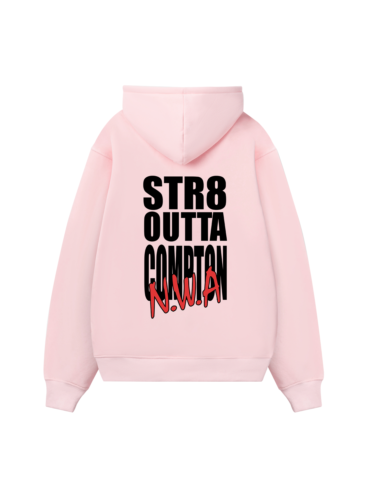Rapper NWA Straight Outta Compton Typo Hoodie