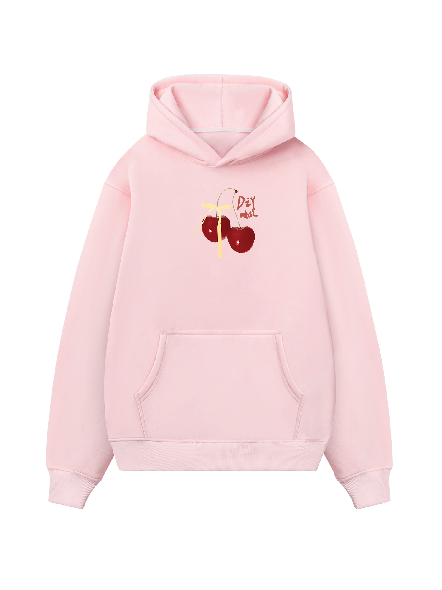 Cherry Yellow Bow Hoodie
