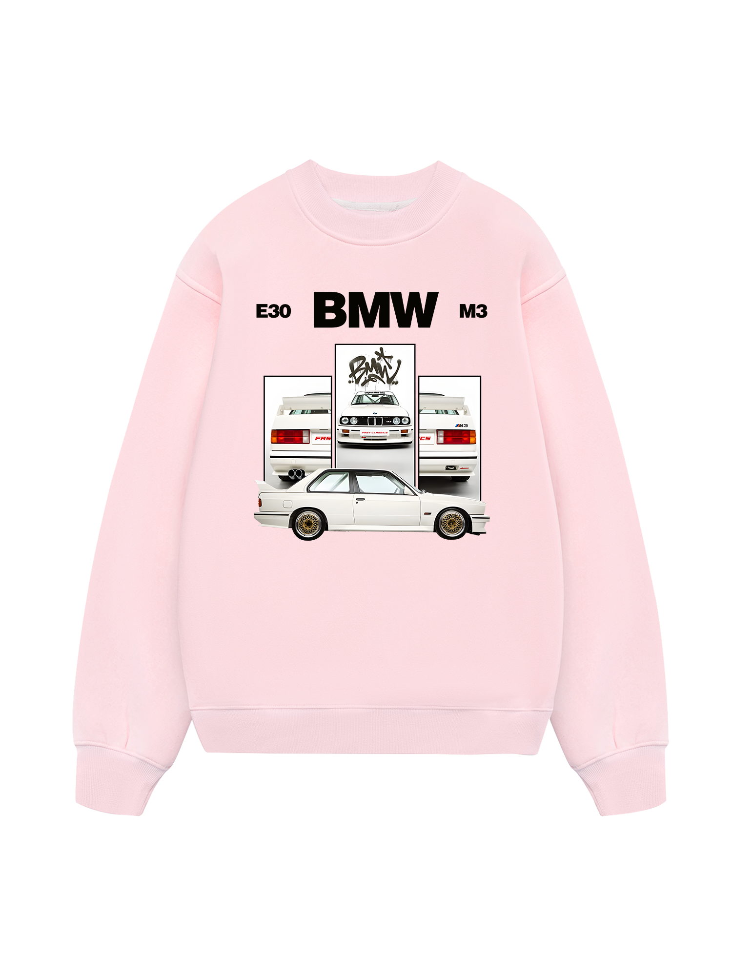 BMW E30 M3 White Sweater