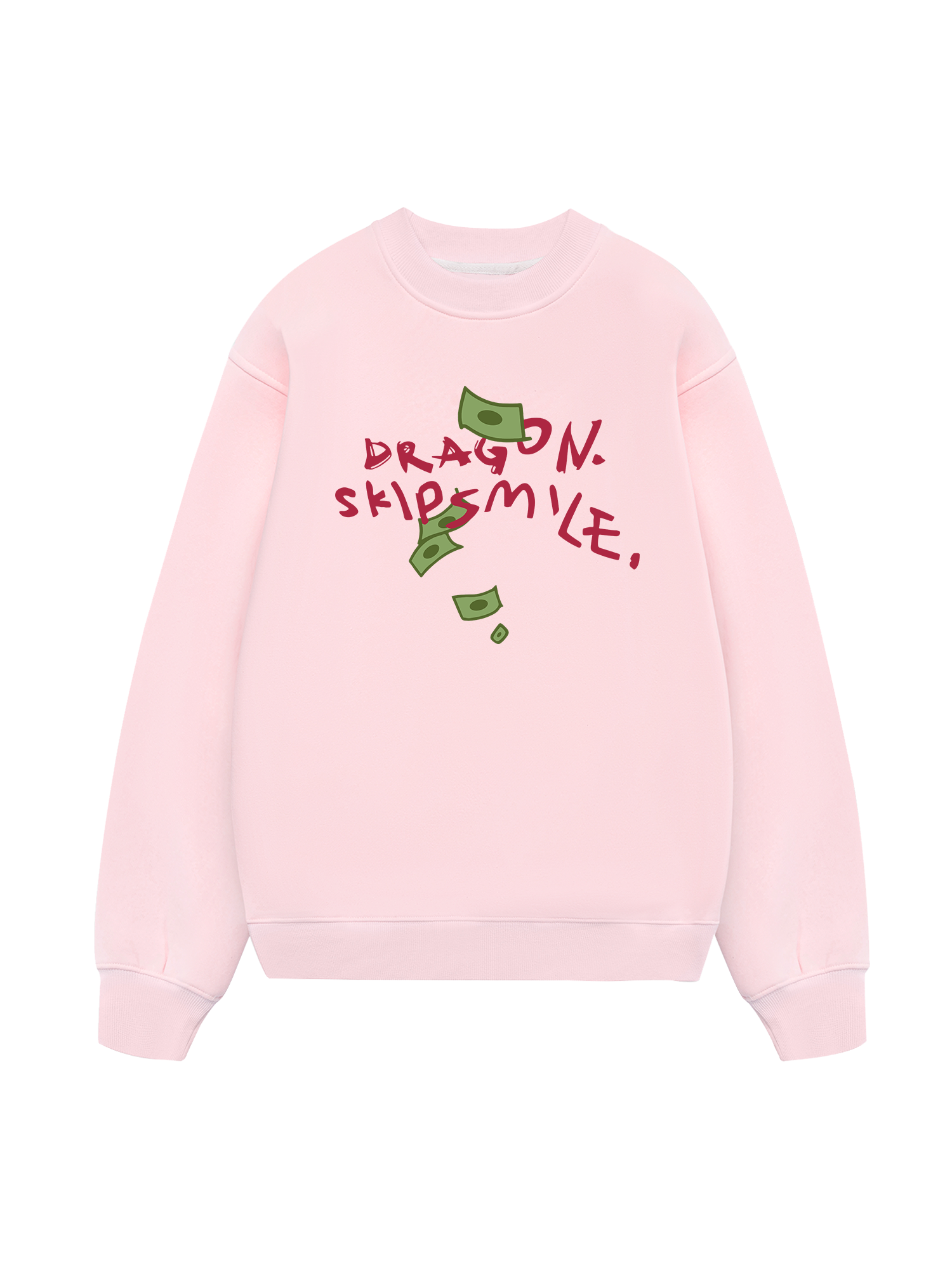Money Dragon Skip Smile Sweater