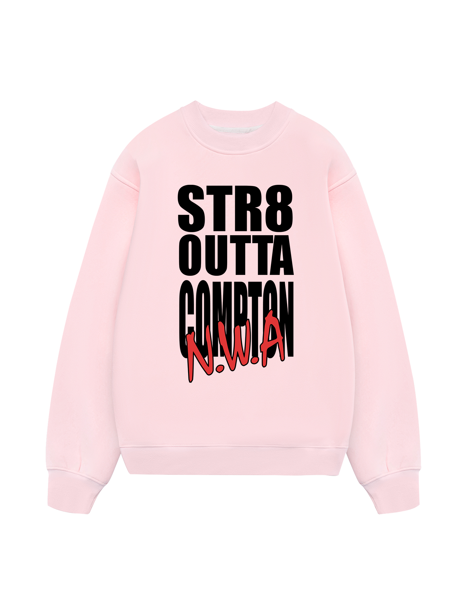 Rapper NWA Straight Outta Compton Typo Sweater