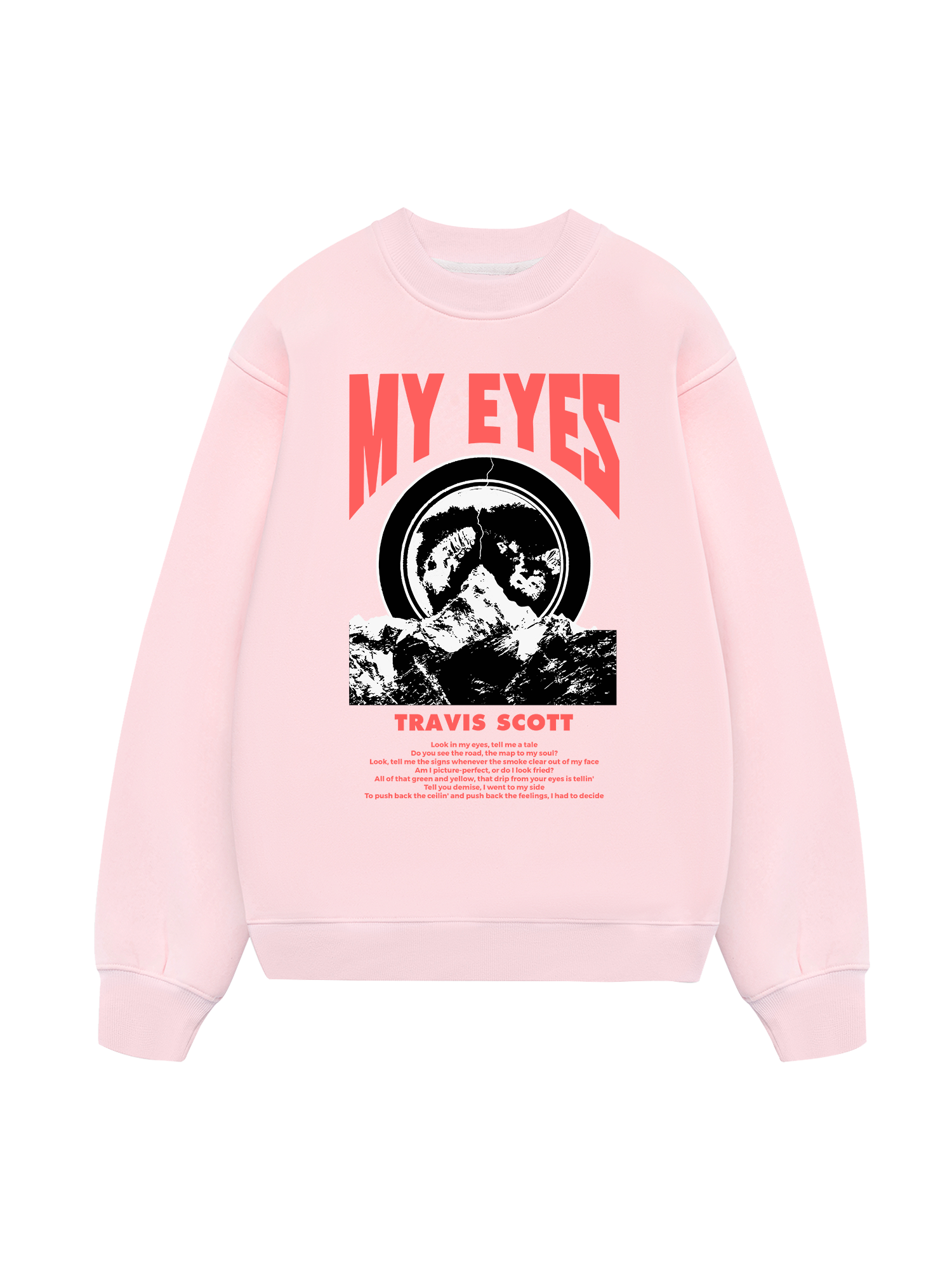 Rapper Travis Scott My Eyes Sweater