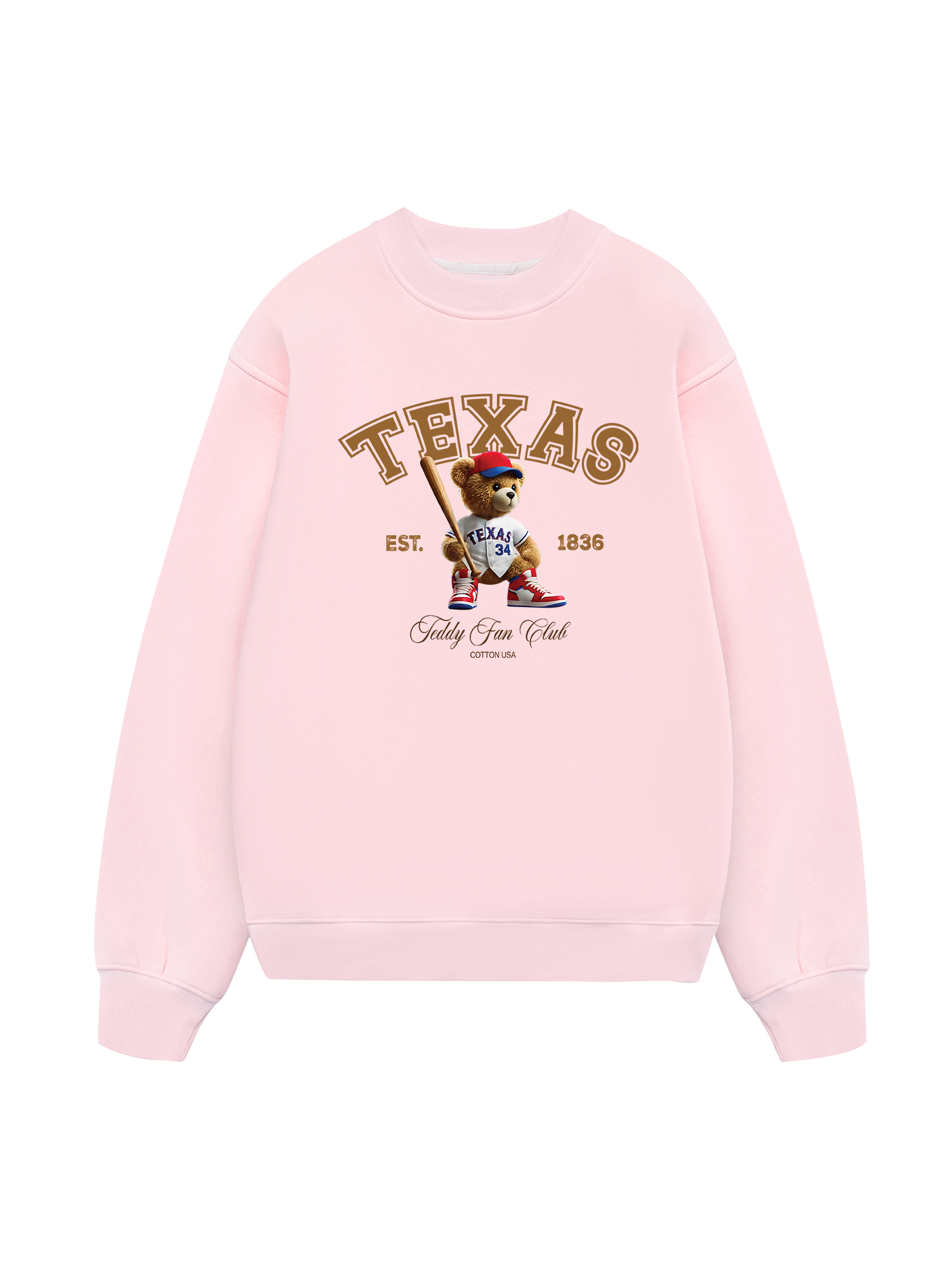 Baseball Texas Teddy Fan Club Sweater