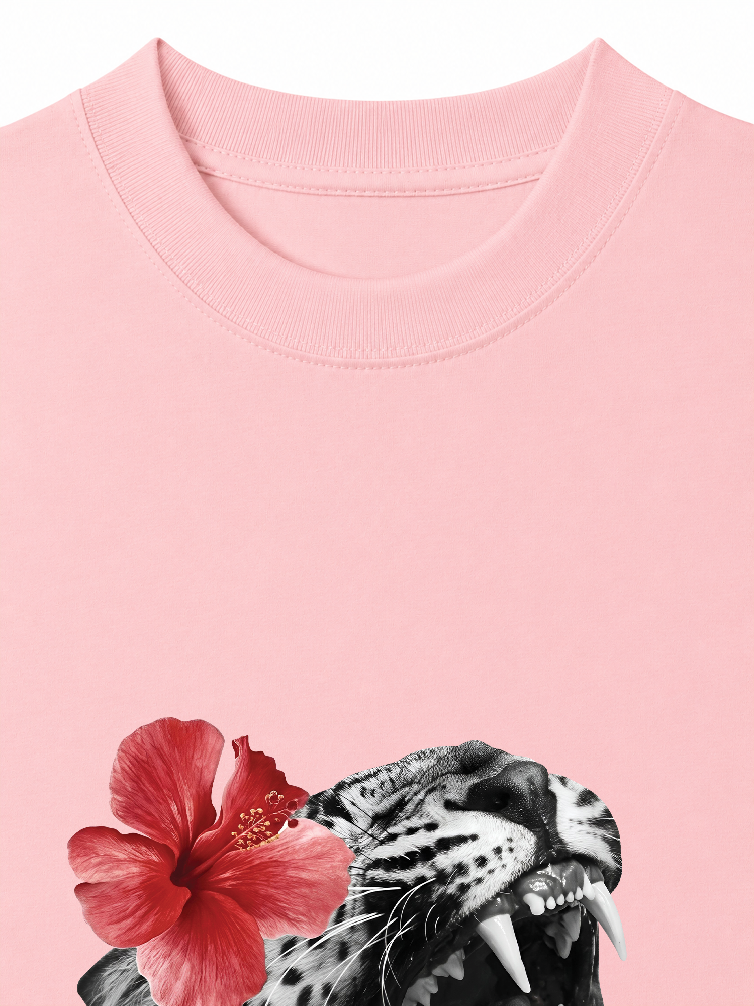 Áo Thun Relaxed Fit Urban Leopard Roar Flower