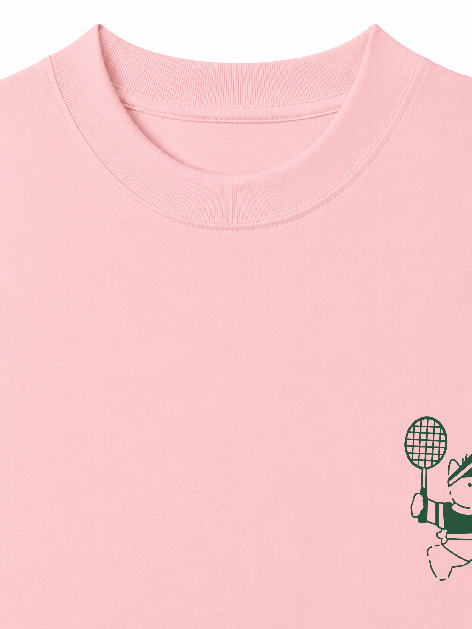 Áo Thun Relaxed Fit Badminton Club Green