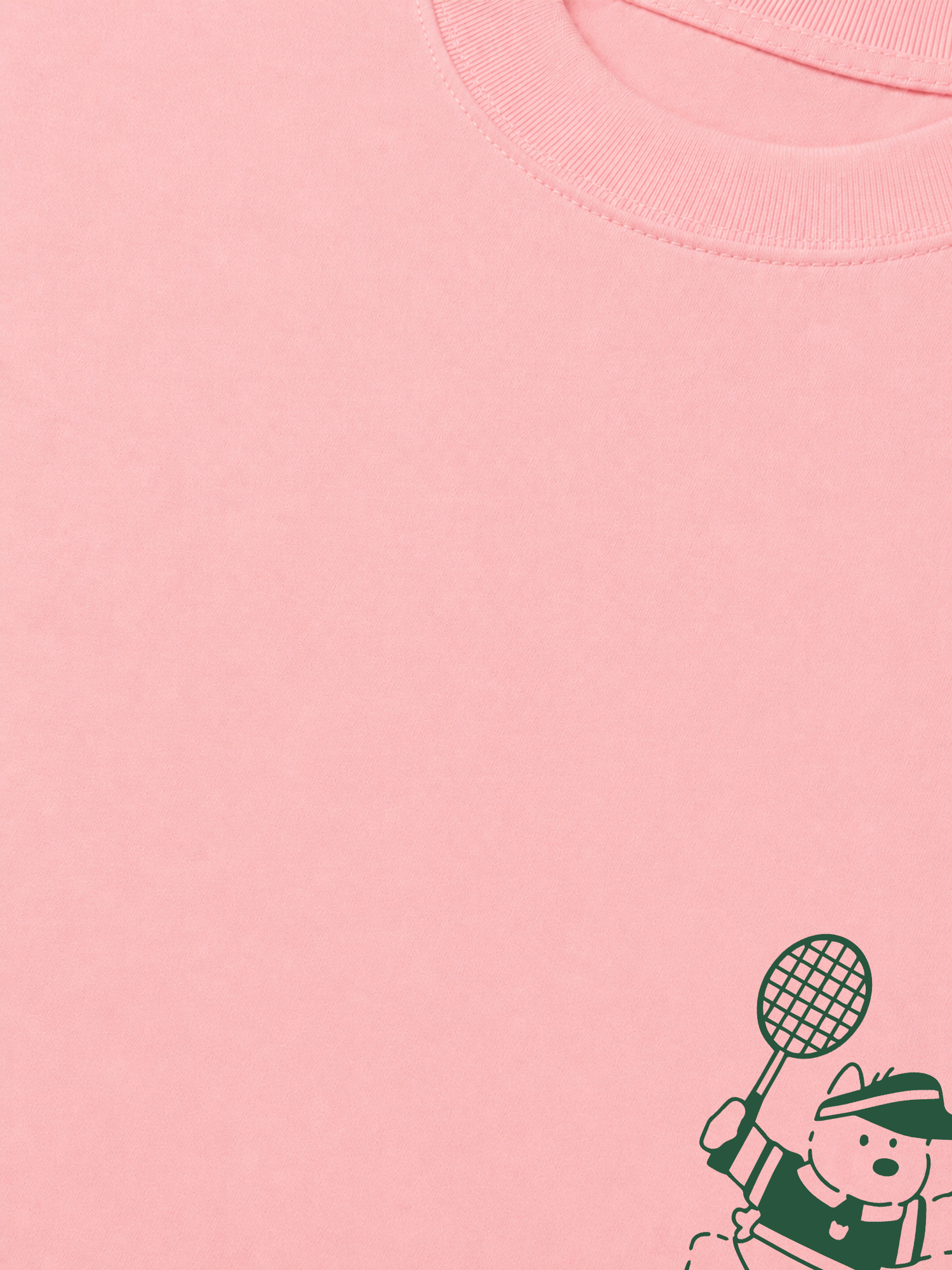 Áo Thun Relaxed Fit Badminton Club Green