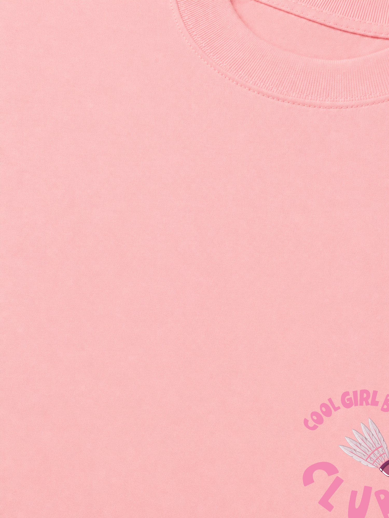 Áo Thun Relaxed Fit Badminton Cool Girl Club