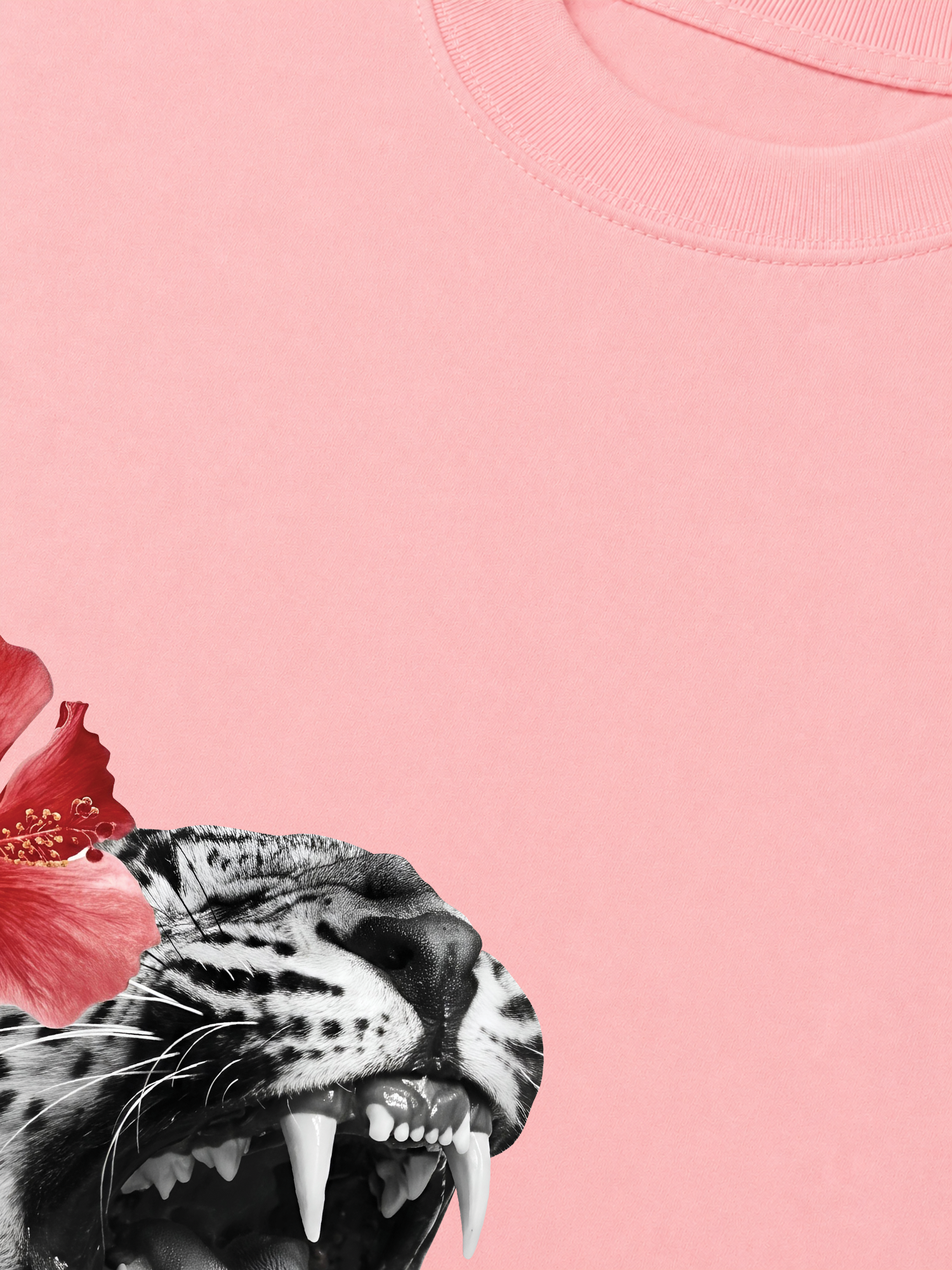 Áo Thun Relaxed Fit Urban Leopard Roar Flower