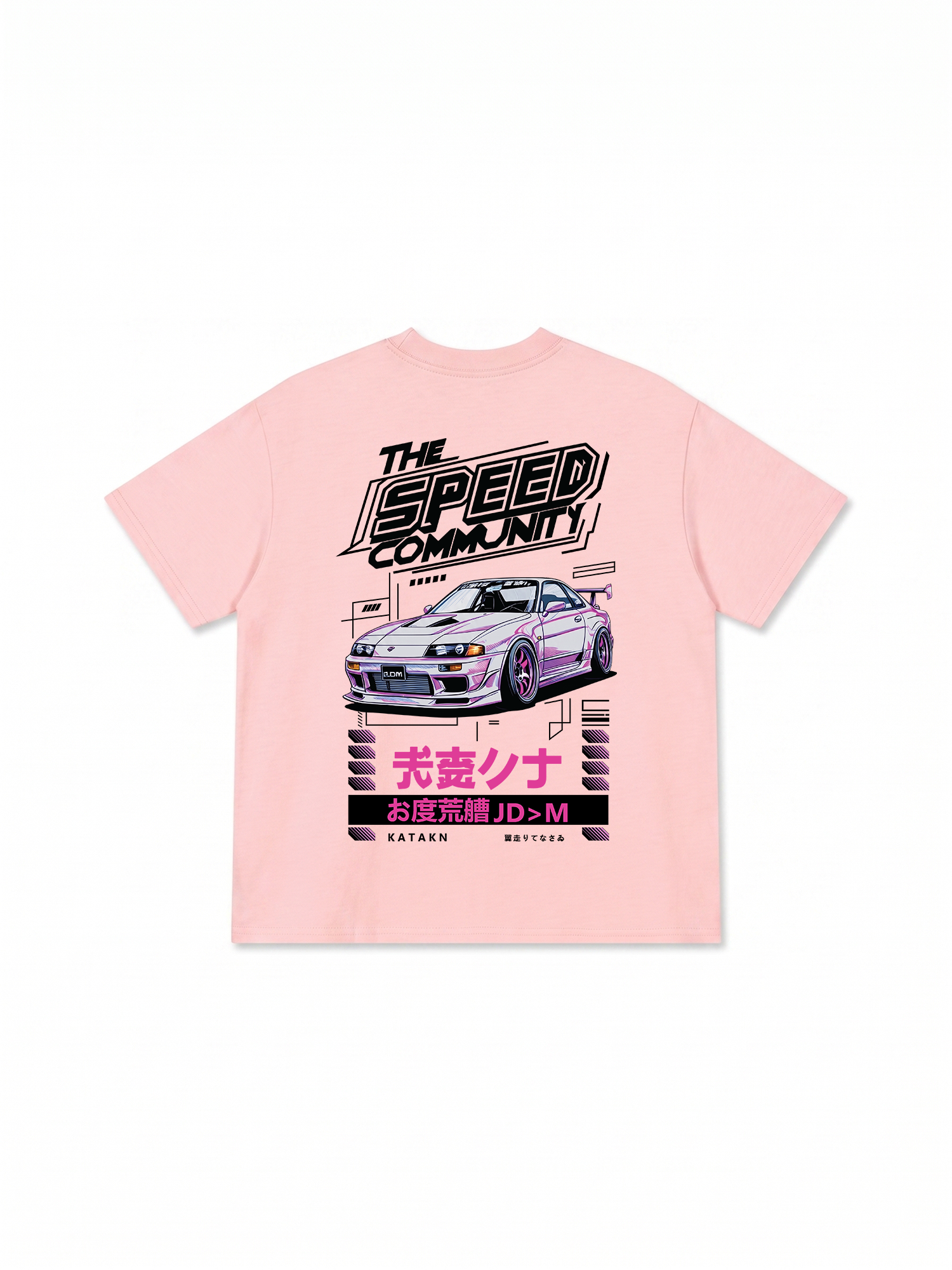Áo Thun Relaxed Fit JDM Car Speed Community Cyber Tuner