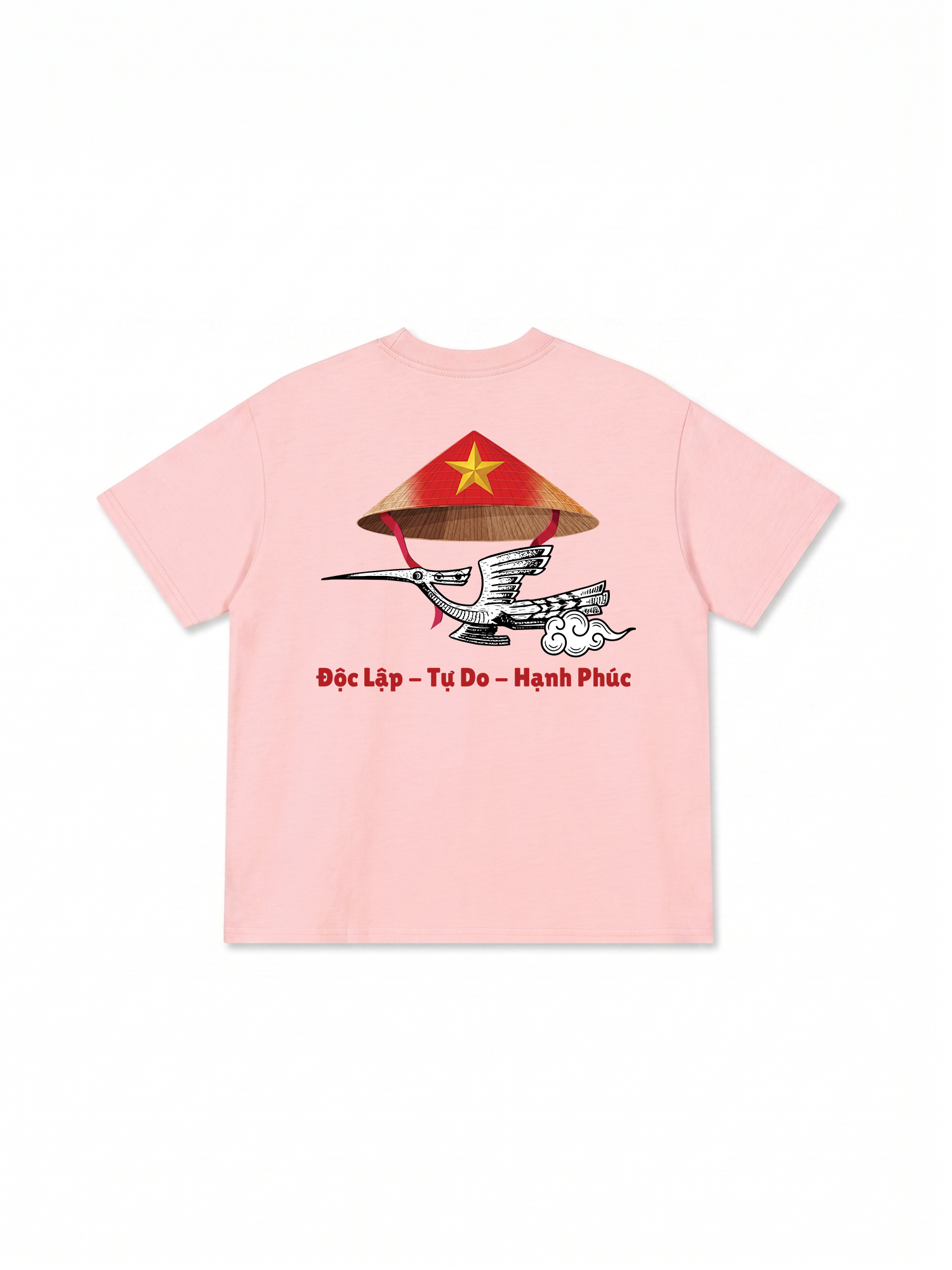 Áo Thun Relaxed Fit Độc Lập Tự Do Hạnh Phúc