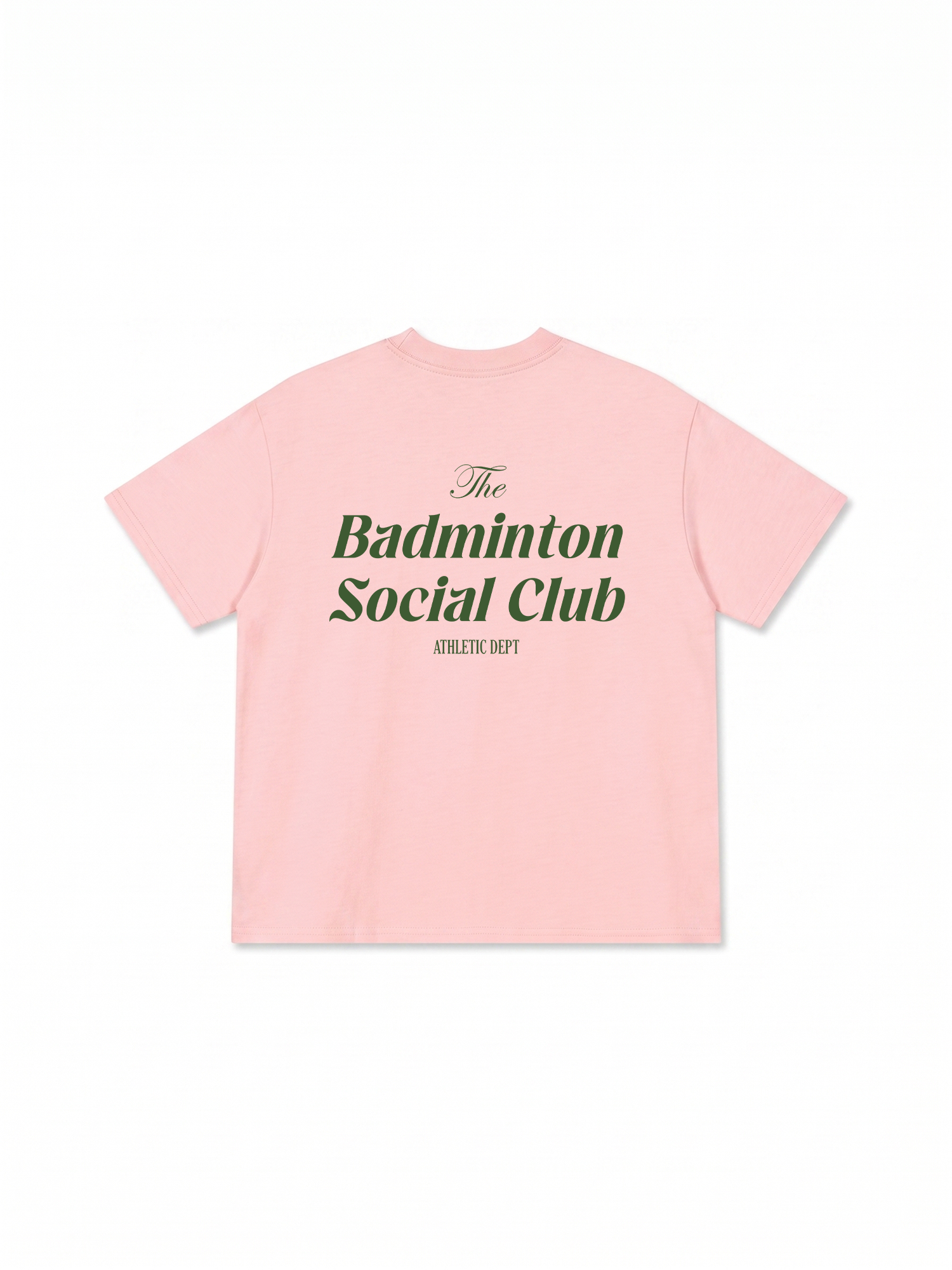 Áo Thun Relaxed Fit Badminton Social Club Athletic Dept
