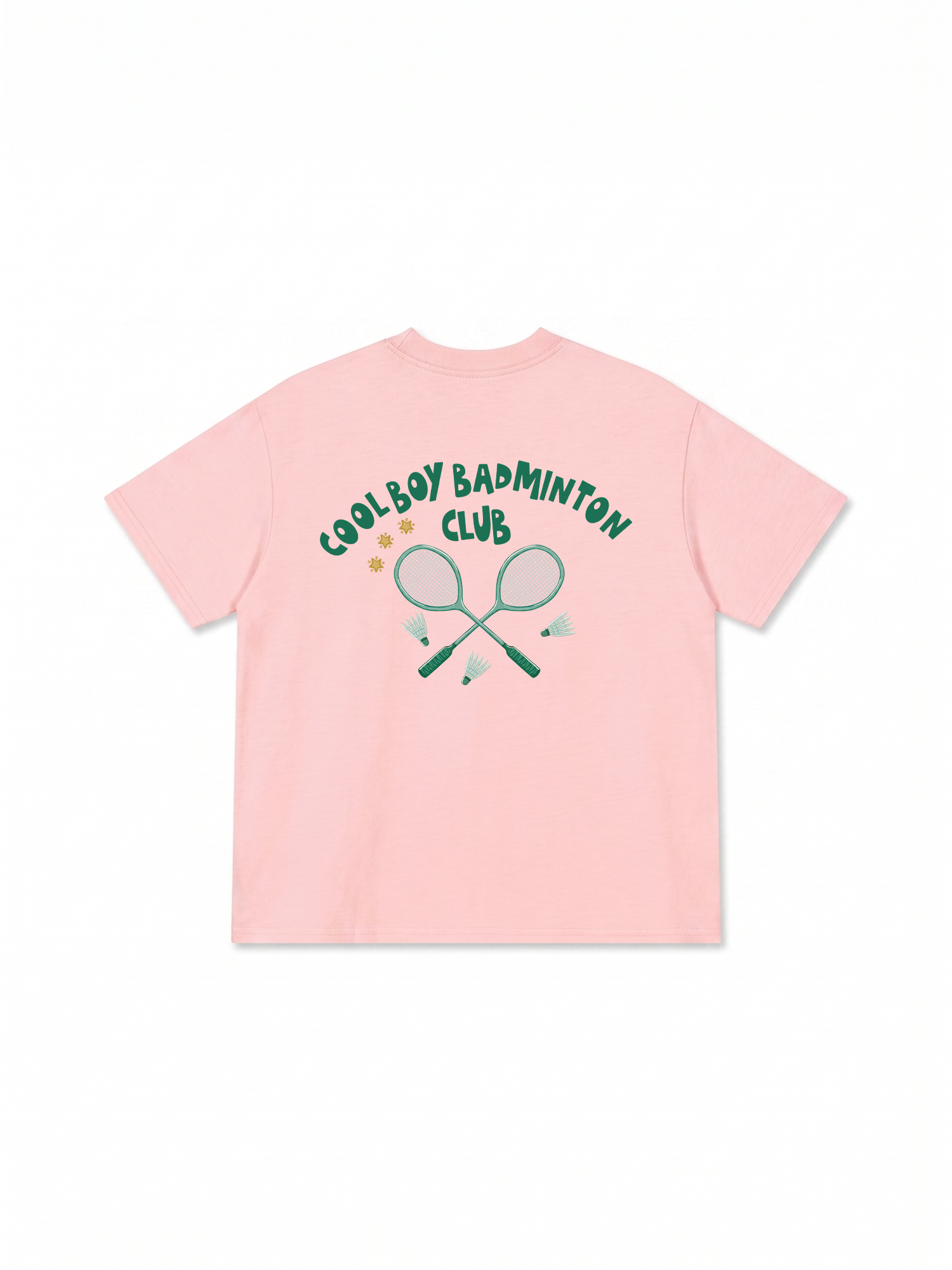 Áo Thun Relaxed Fit Badminton Cool Boy Club