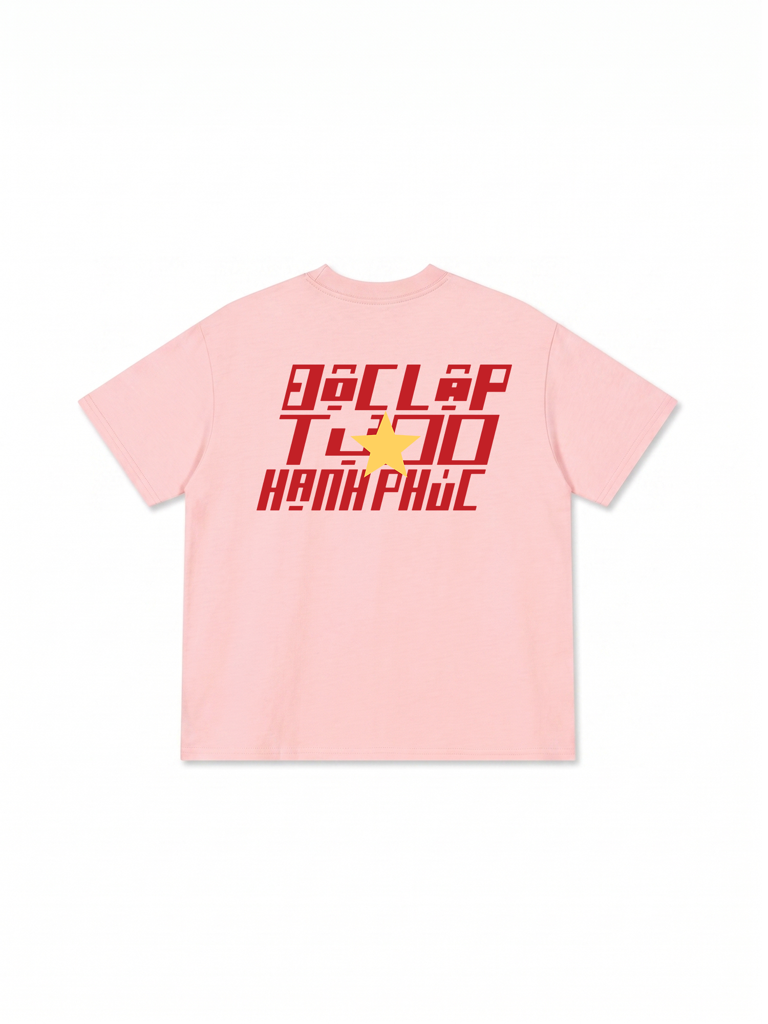 Áo Thun Relaxed Fit Độc Lập Tự Do Hạnh Phúc