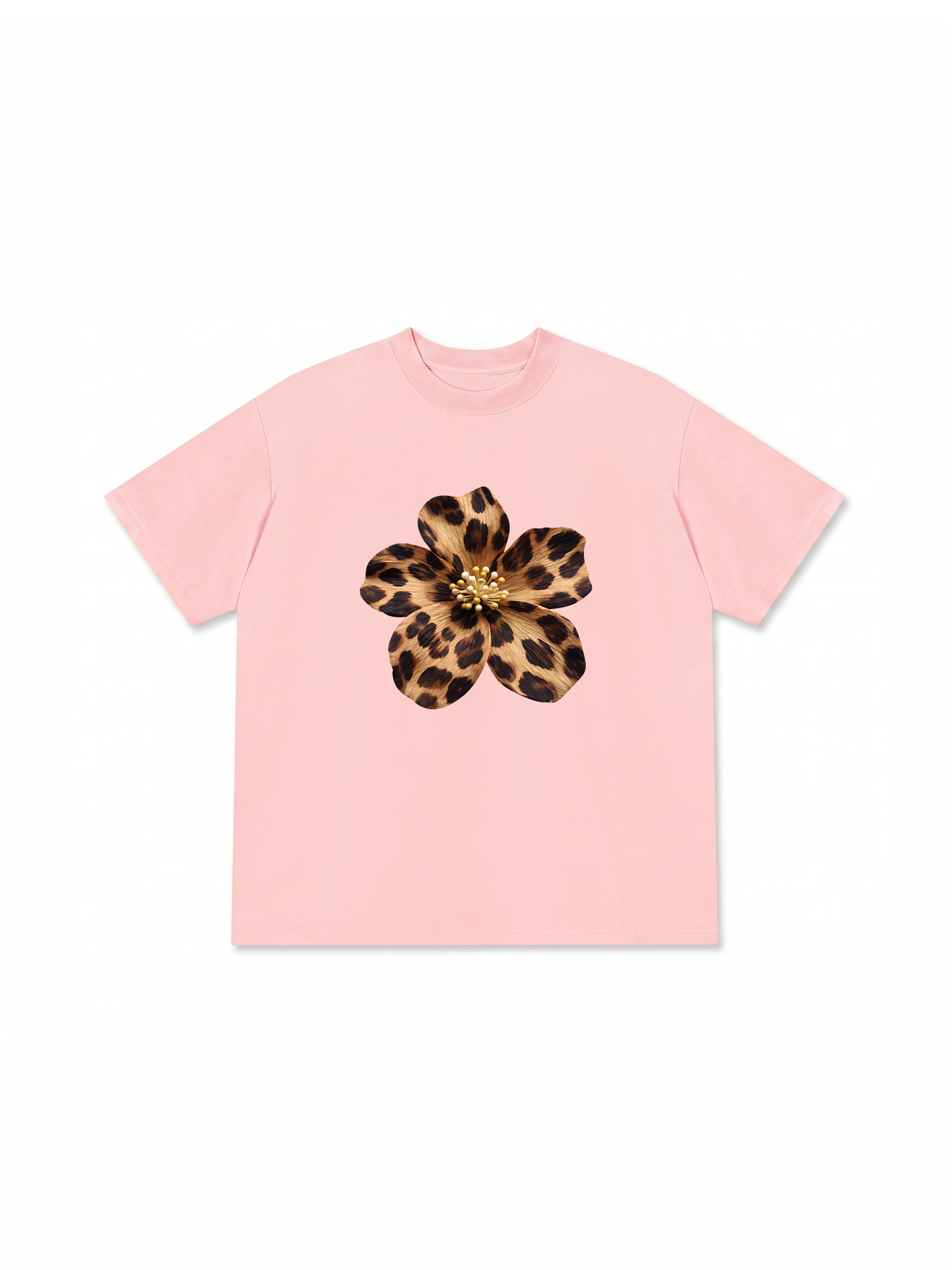 Áo Thun Relaxed Fit Urban Leopard Safari Spotted Petals
