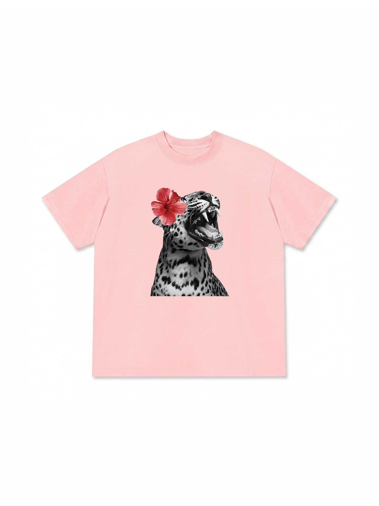 Áo Thun Relaxed Fit Urban Leopard Roar Flower