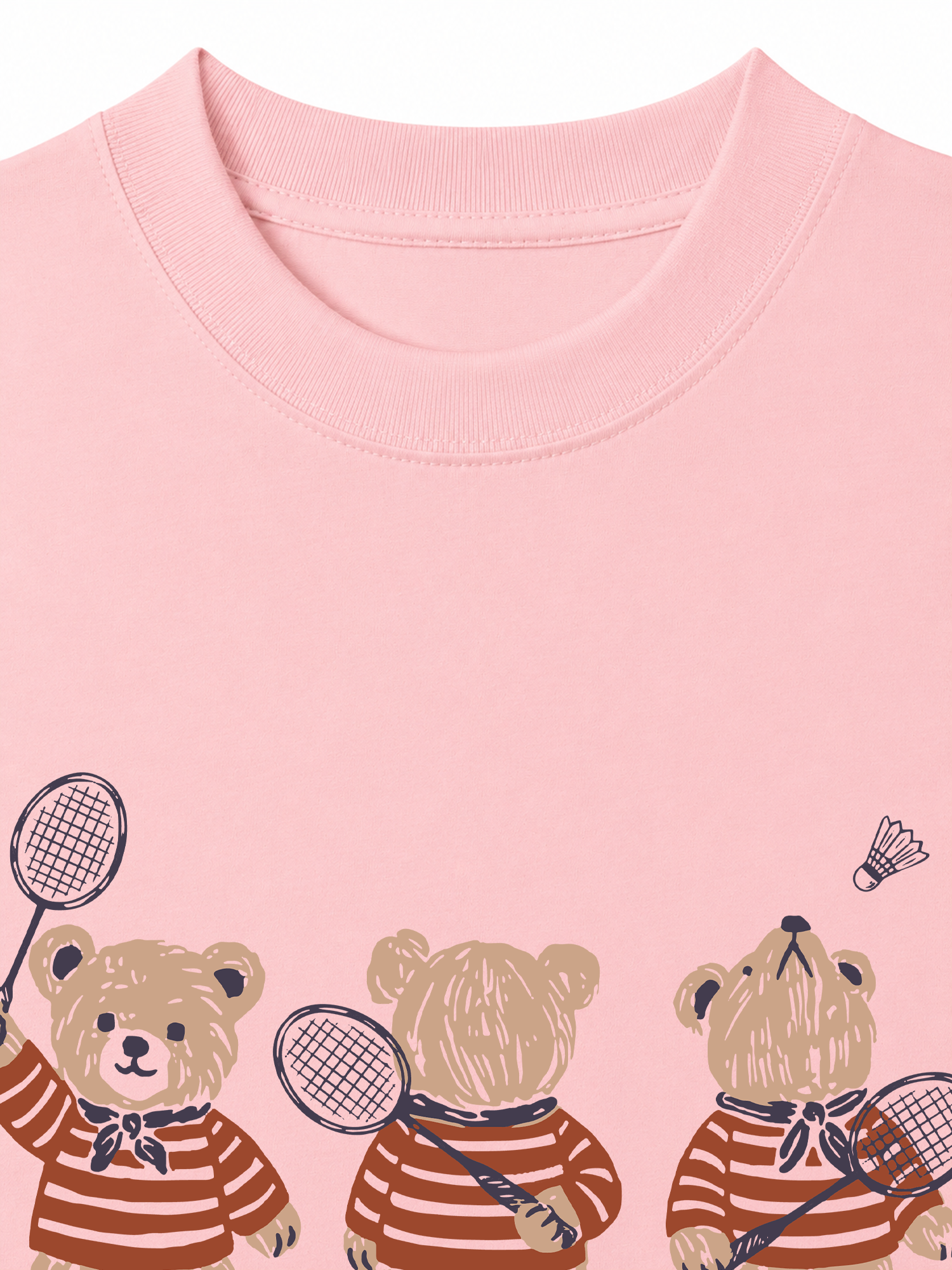 Áo Thun Relaxed Fit Badminton Bears Club