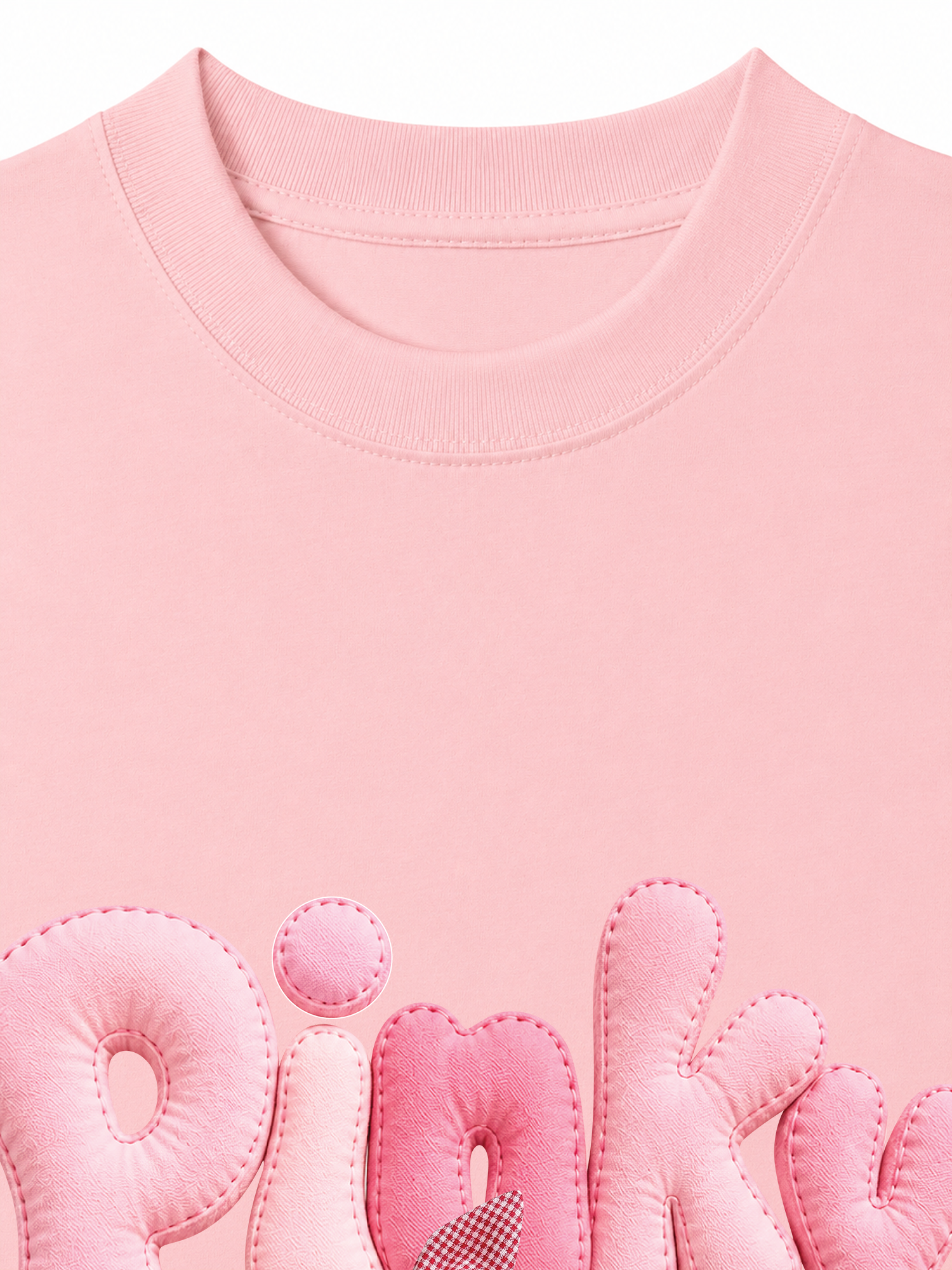 Áo Thun Relaxed Fit Cute Gang Pinky Girl