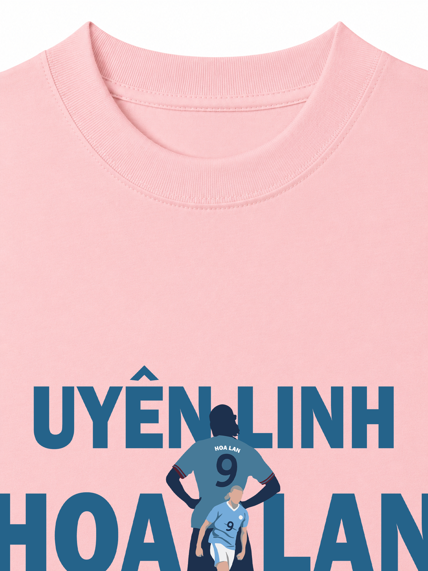 Áo Thun Relaxed Fit Soccer Uyên Linh Hoa Lan
