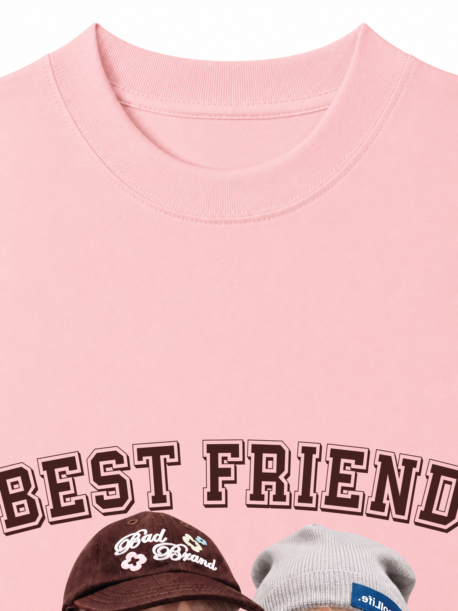 Áo Thun Relaxed Fit Cute Gang Best Friend