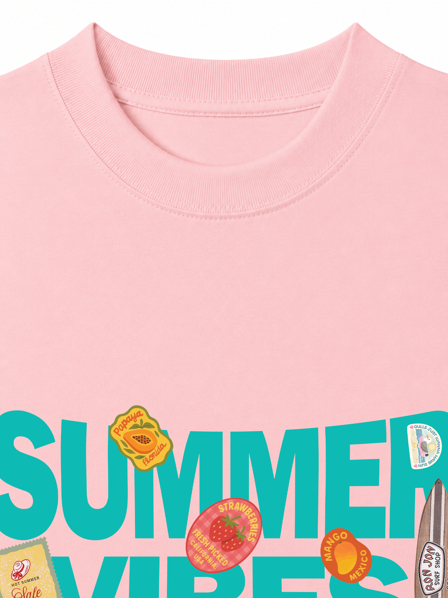 Áo Thun Relaxed Fit Tropical Summer Vibes