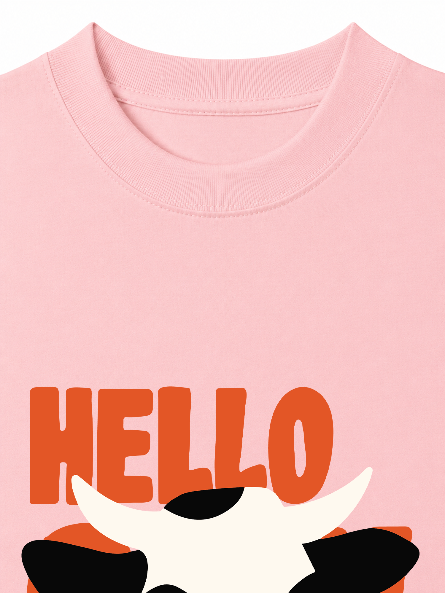 Áo Thun Relaxed Fit Farm Hello Cow