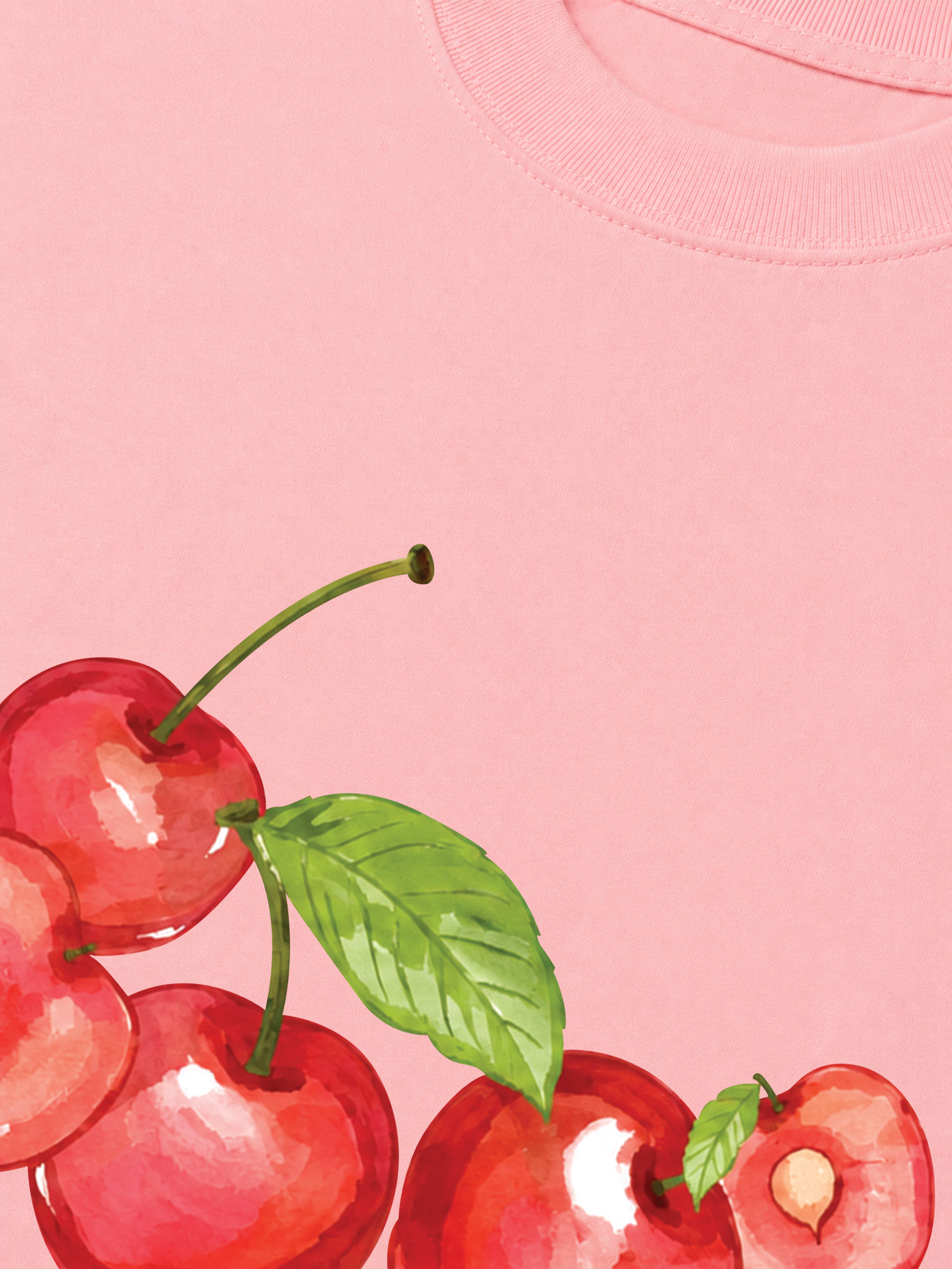 Áo Thun Relaxed Fit Tropical Cherry Sweet Fruit