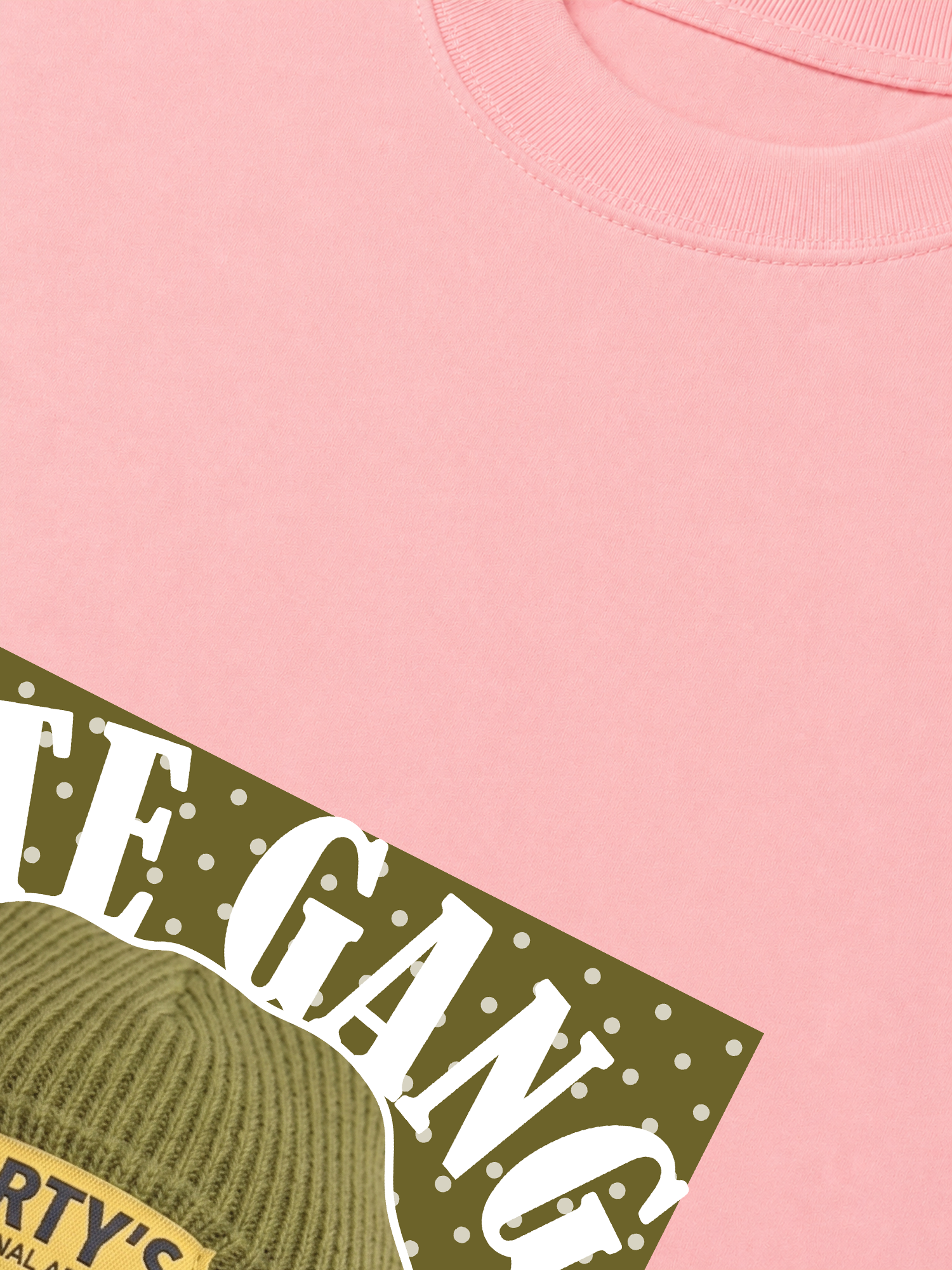 Áo Thun Relaxed Fit Cute Gang Green Dotty