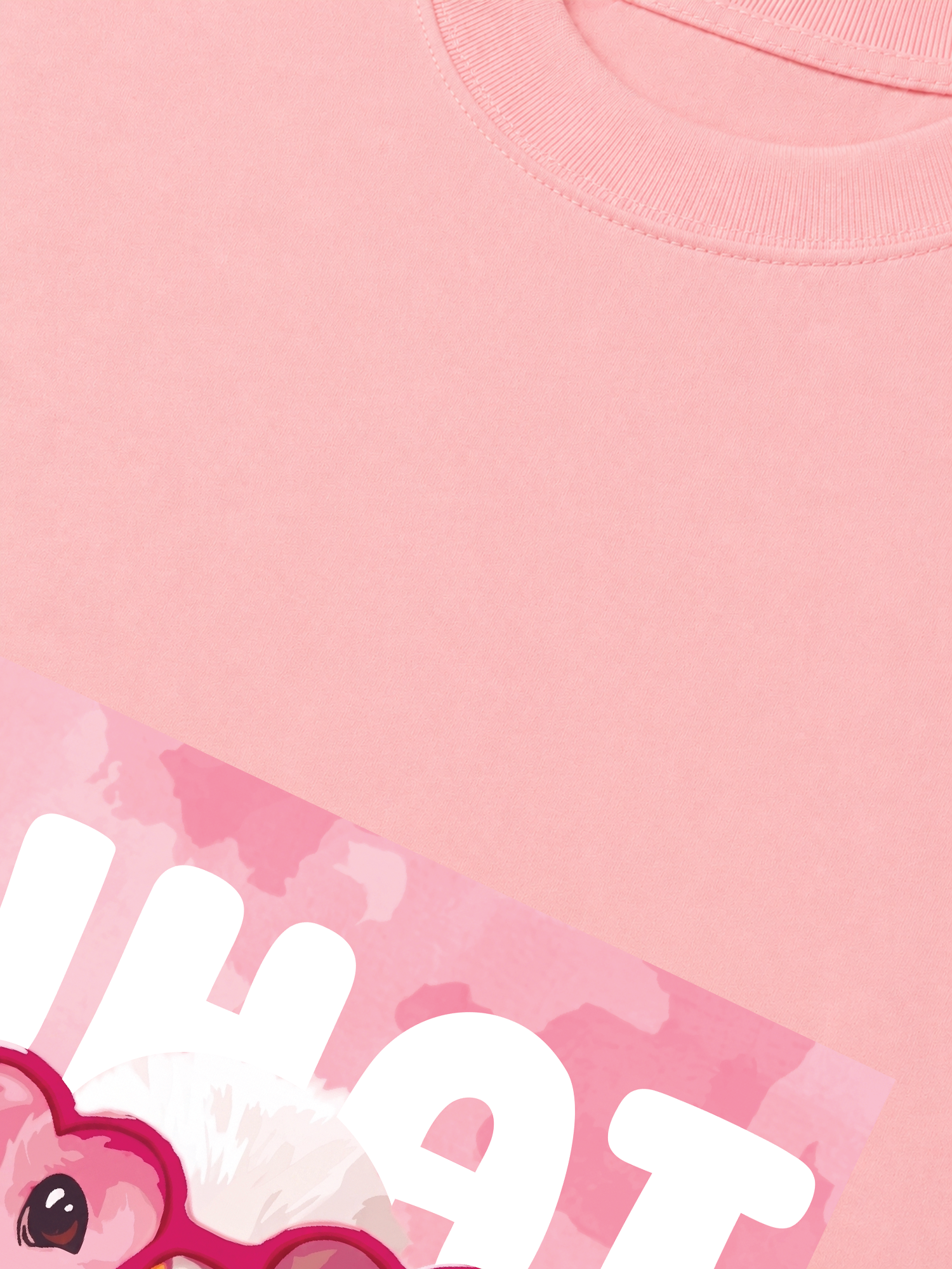 Áo Thun Relaxed Fit Farm What The Duck Pink