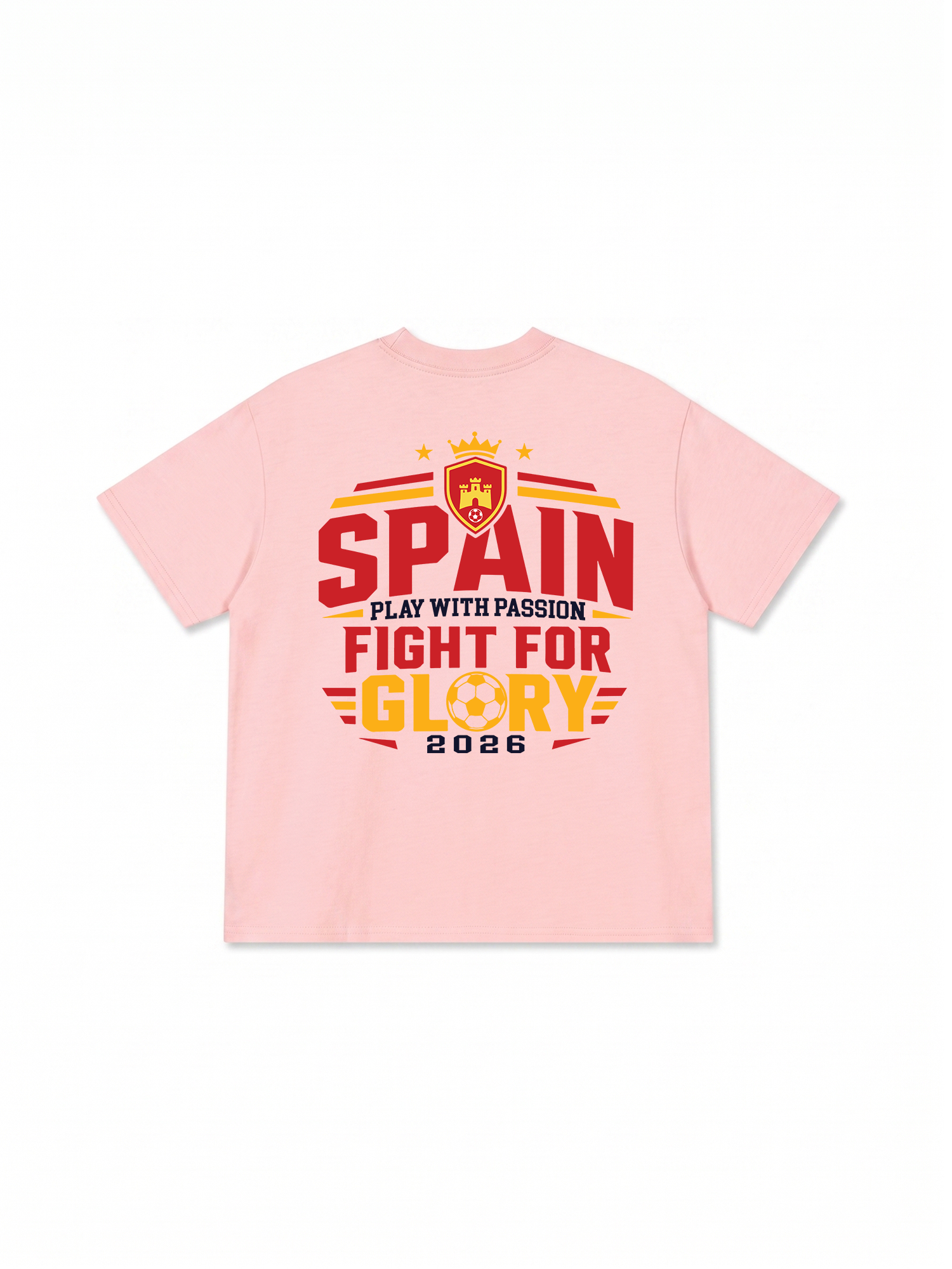 Áo Thun Relaxed Fit Soccer Spain Play With Pasion