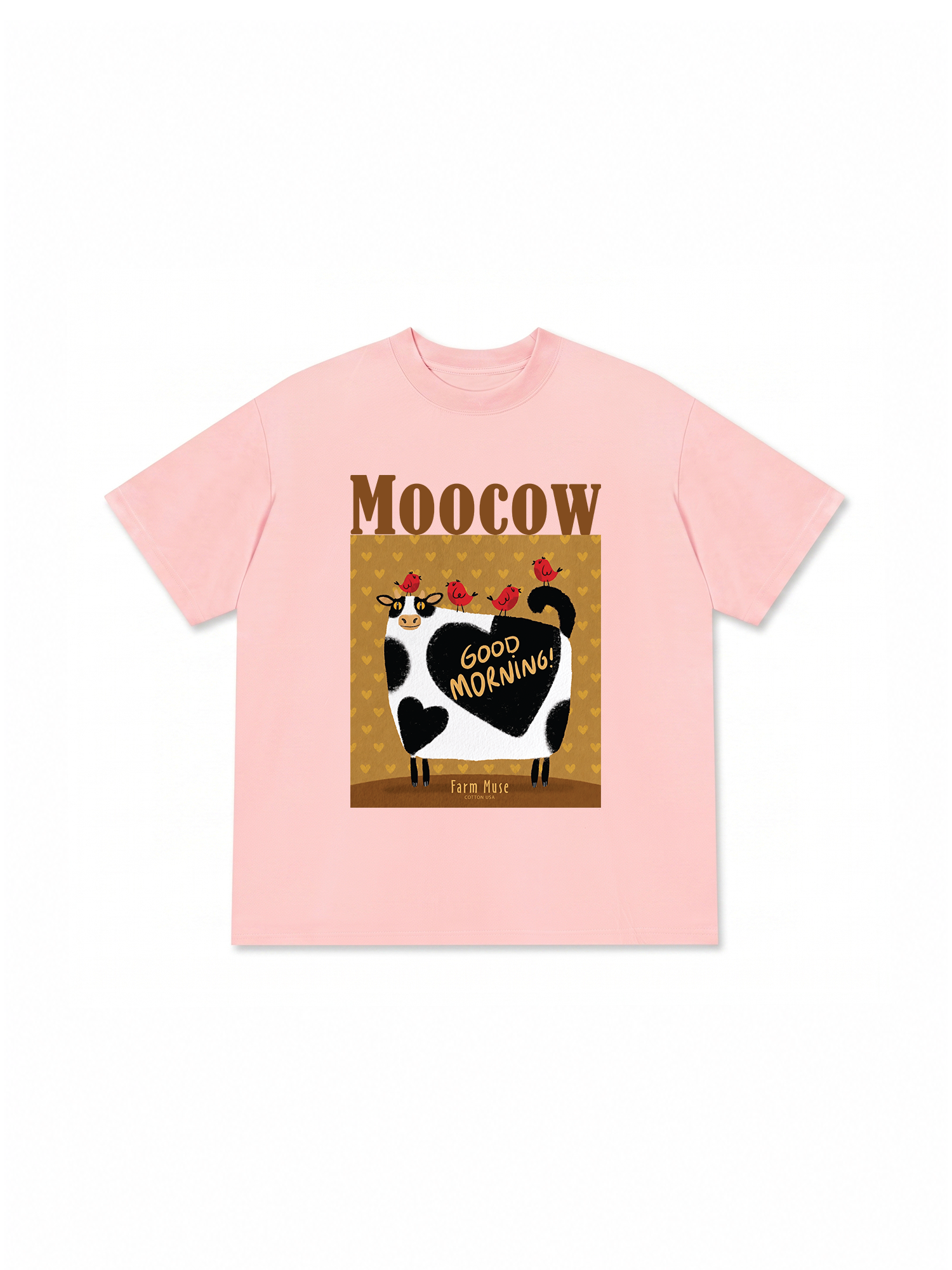 Áo Thun Relaxed Fit Farm Moocow Good Morning
