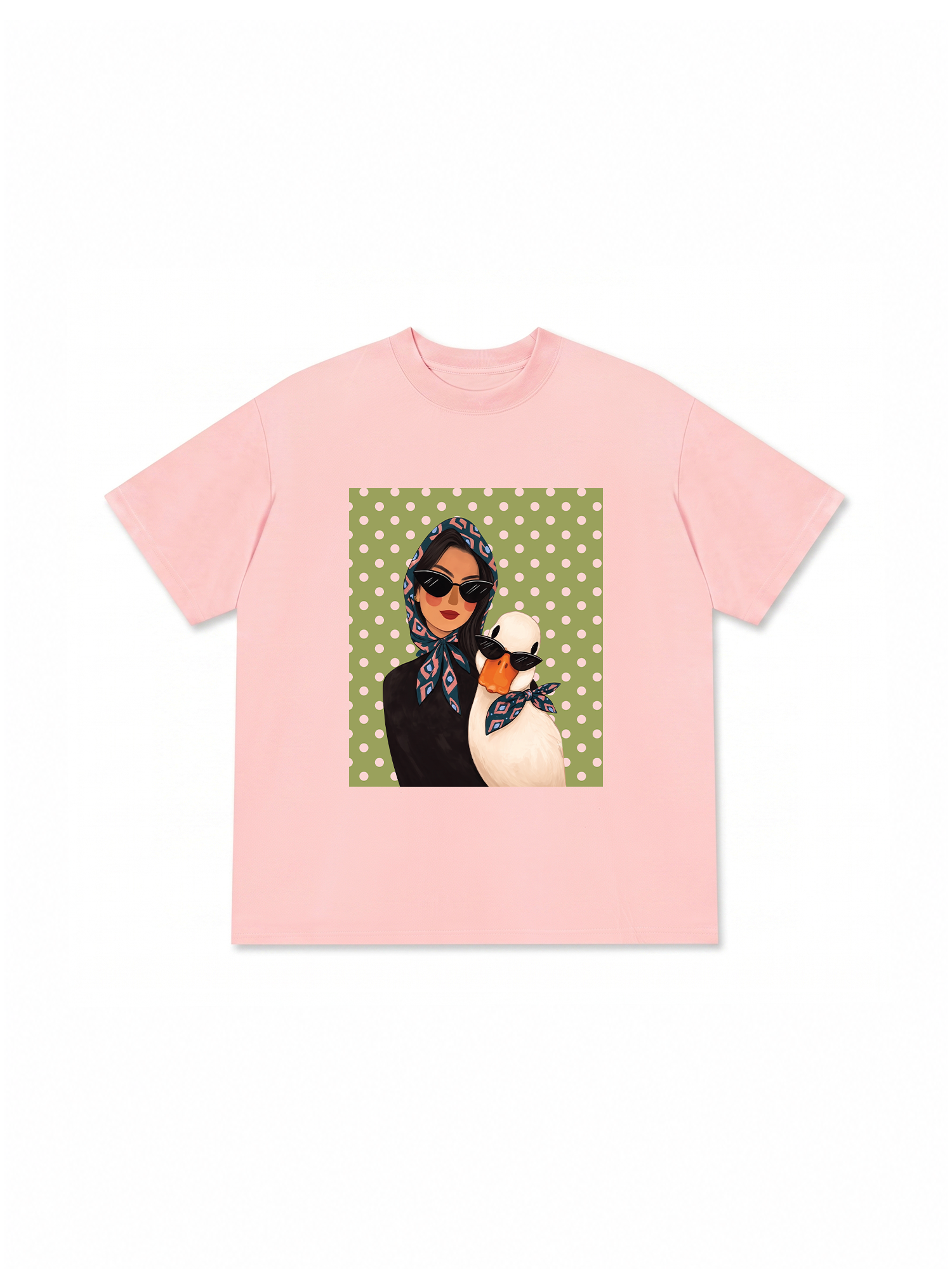 Áo Thun Relaxed Fit Farm Cool Polka Dot Duck