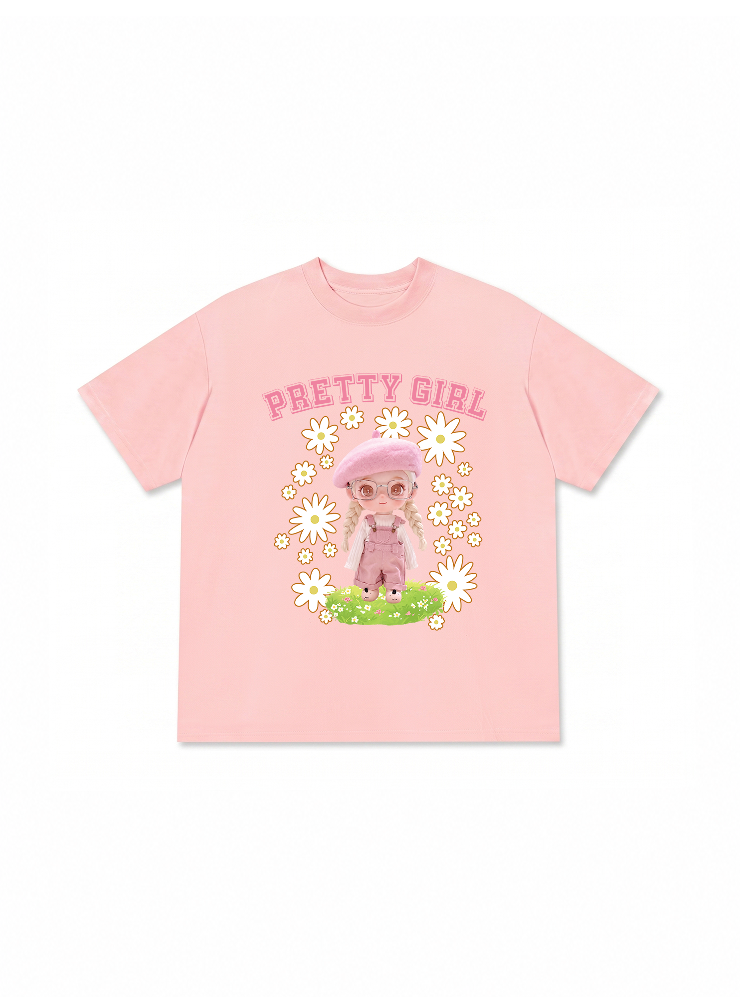 Áo Thun Relaxed Fit Cute Gang Pretty Girl