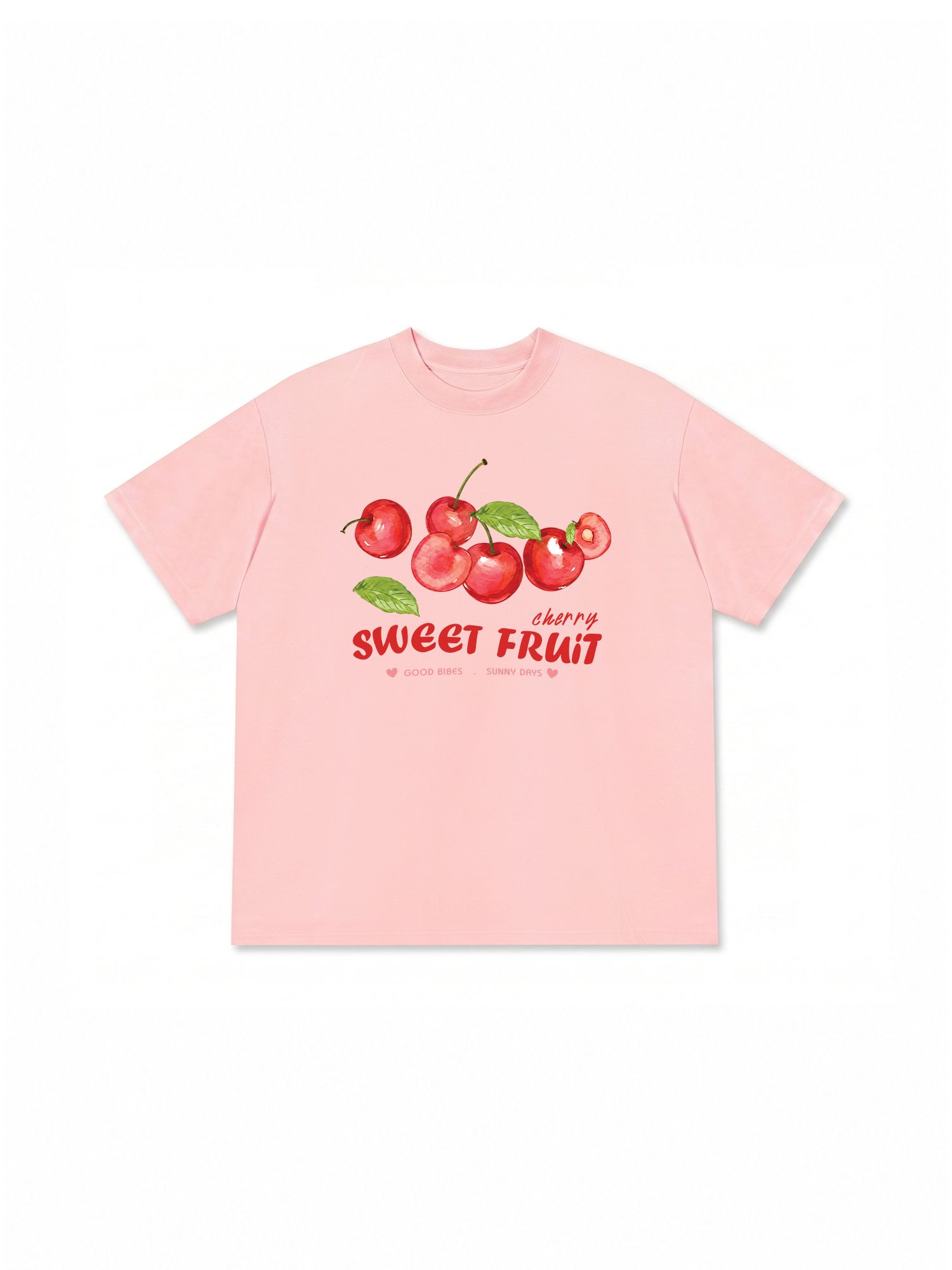 Áo Thun Relaxed Fit Tropical Cherry Sweet Fruit