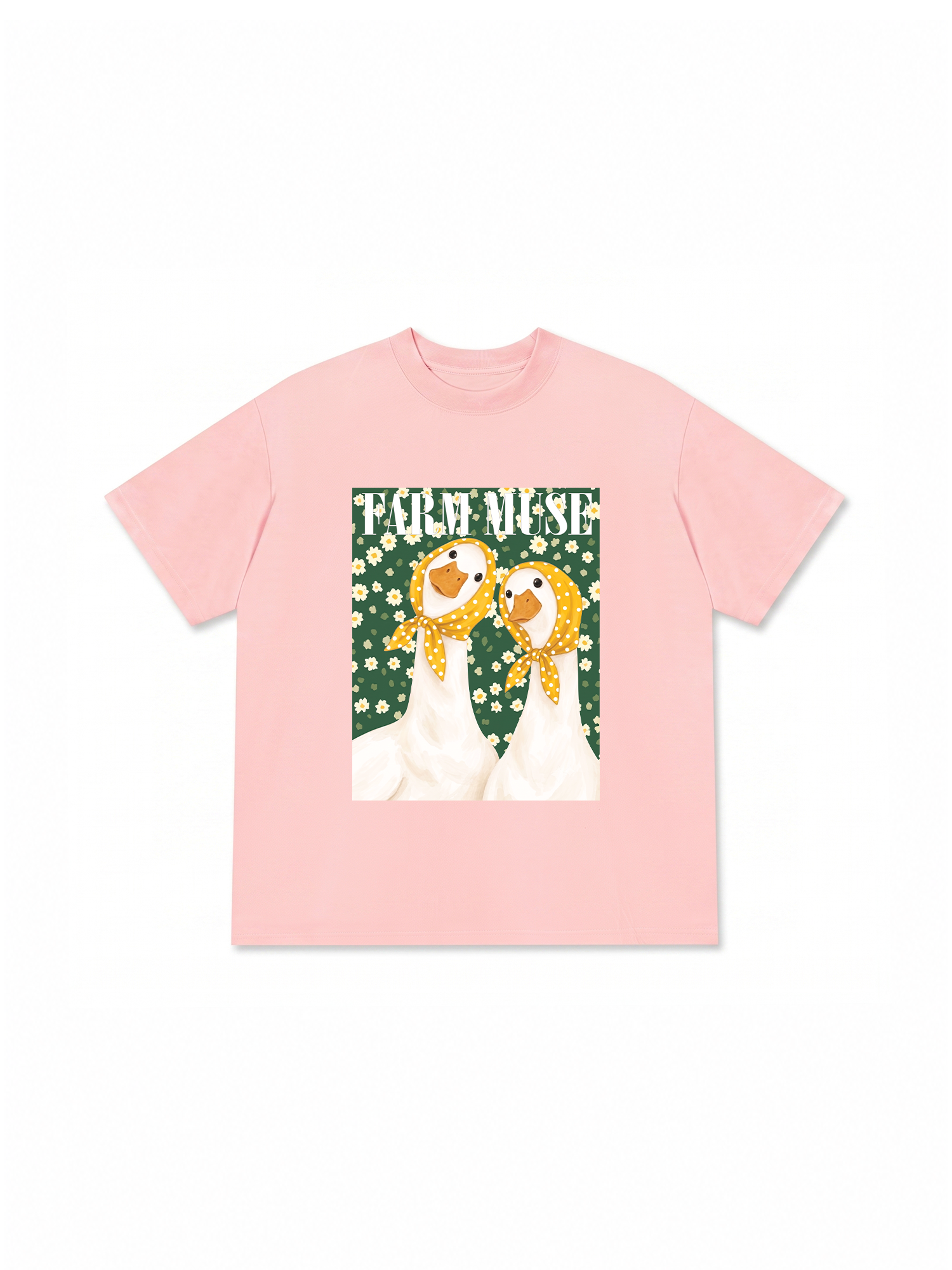 Áo Thun Relaxed Fit Farm Muse Duck Couple