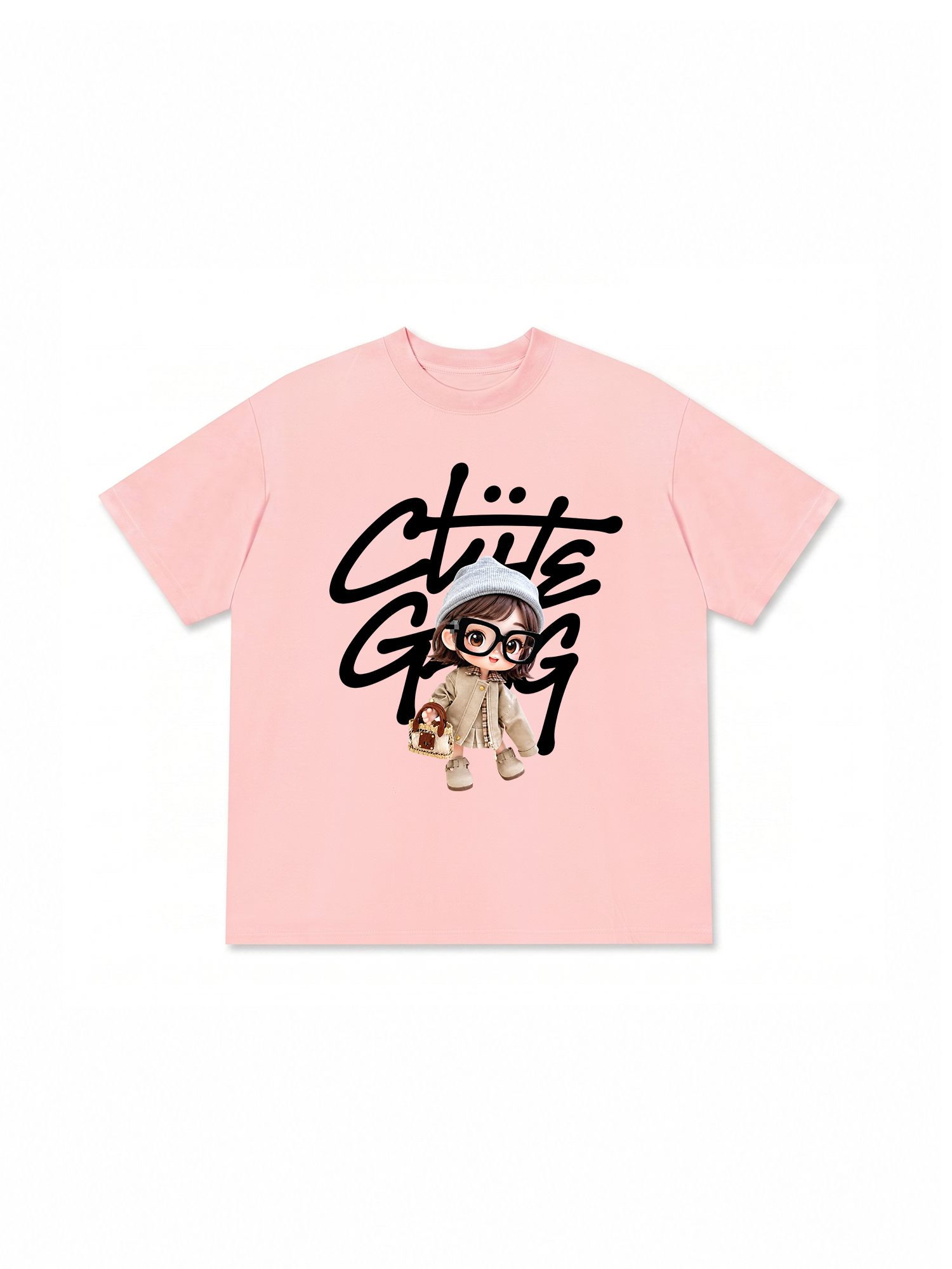 Áo Thun Relaxed Fit Cute Gang