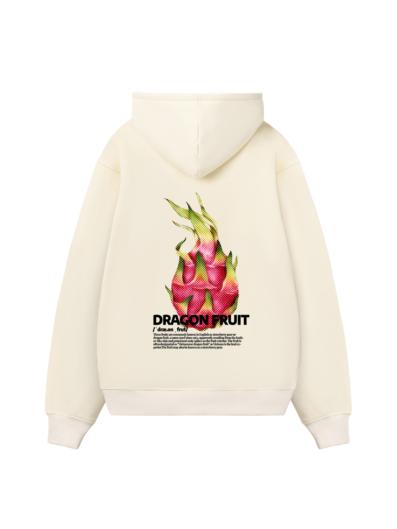 Tropical Dragon Fruit Retro Hoodie