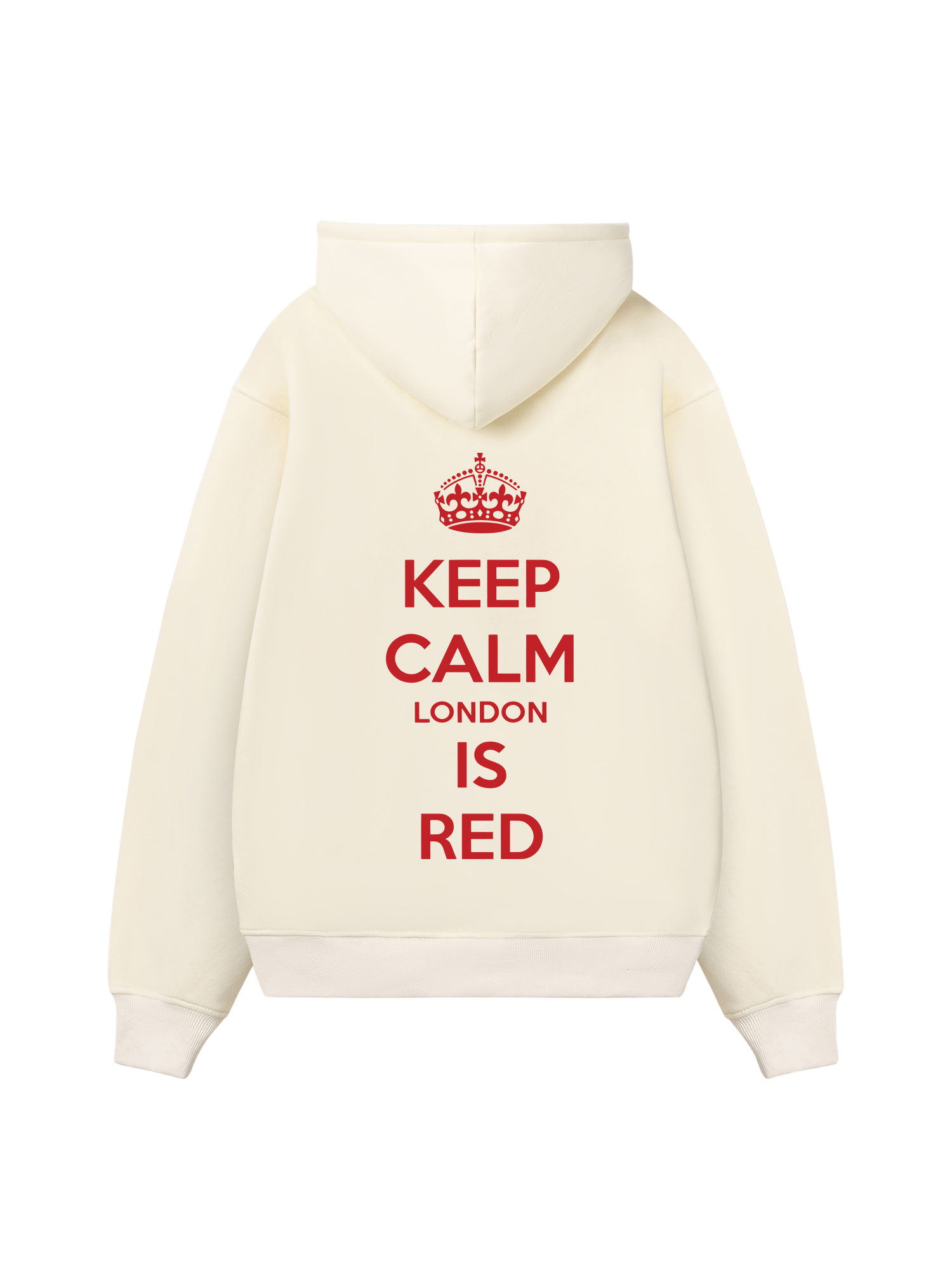 Soccer Keep Calm London Is Red Hoodie