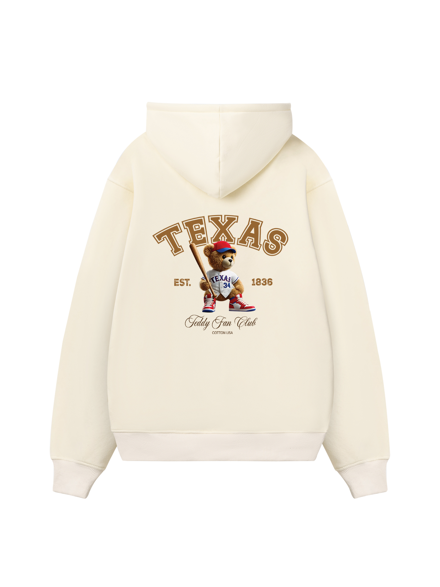 Baseball Texas Teddy Fan Club Hoodie