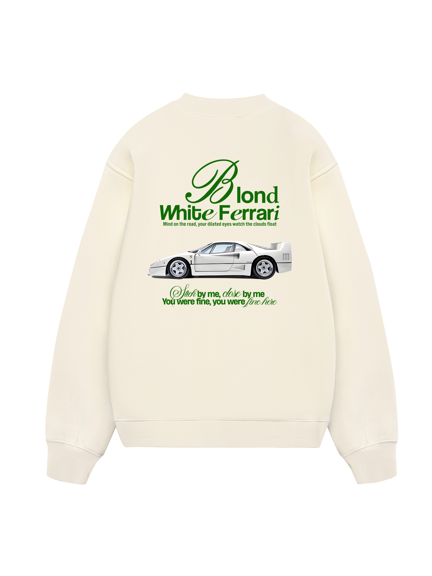 Ferrari Blond White Sweater