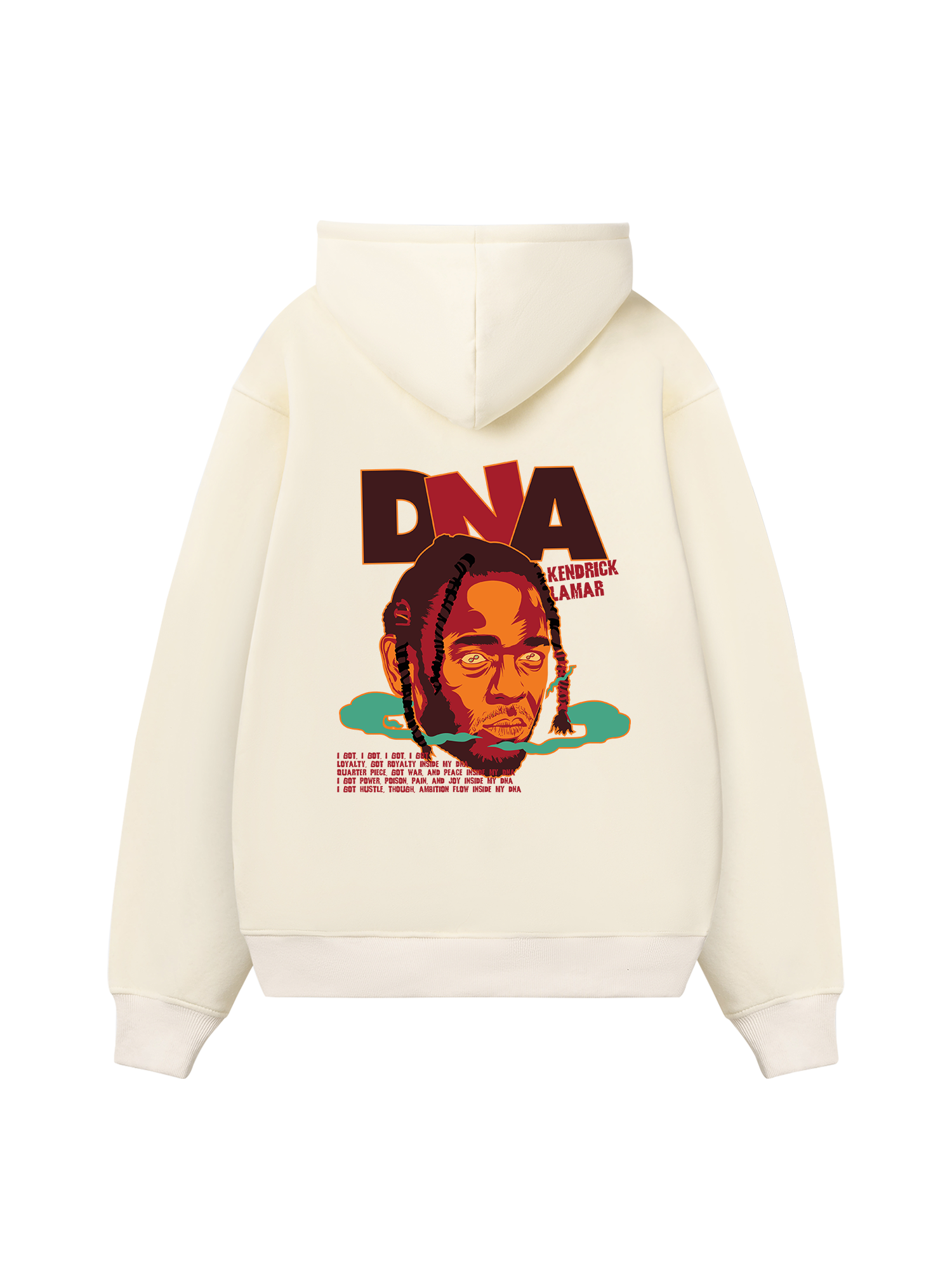 Rapper Kendrick Lamar DNA Hoodie