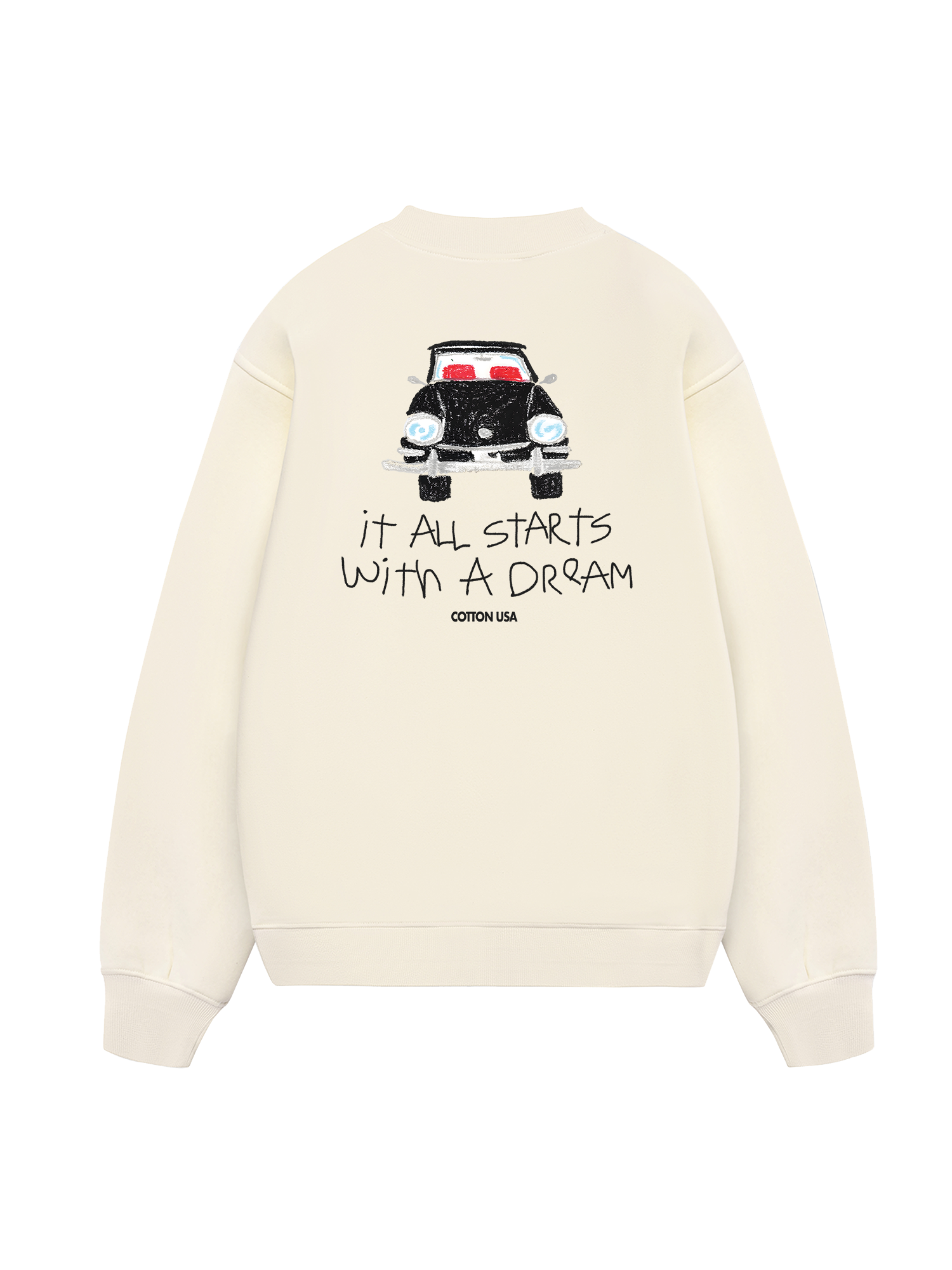 Classic Car Dream Crayon Sweater