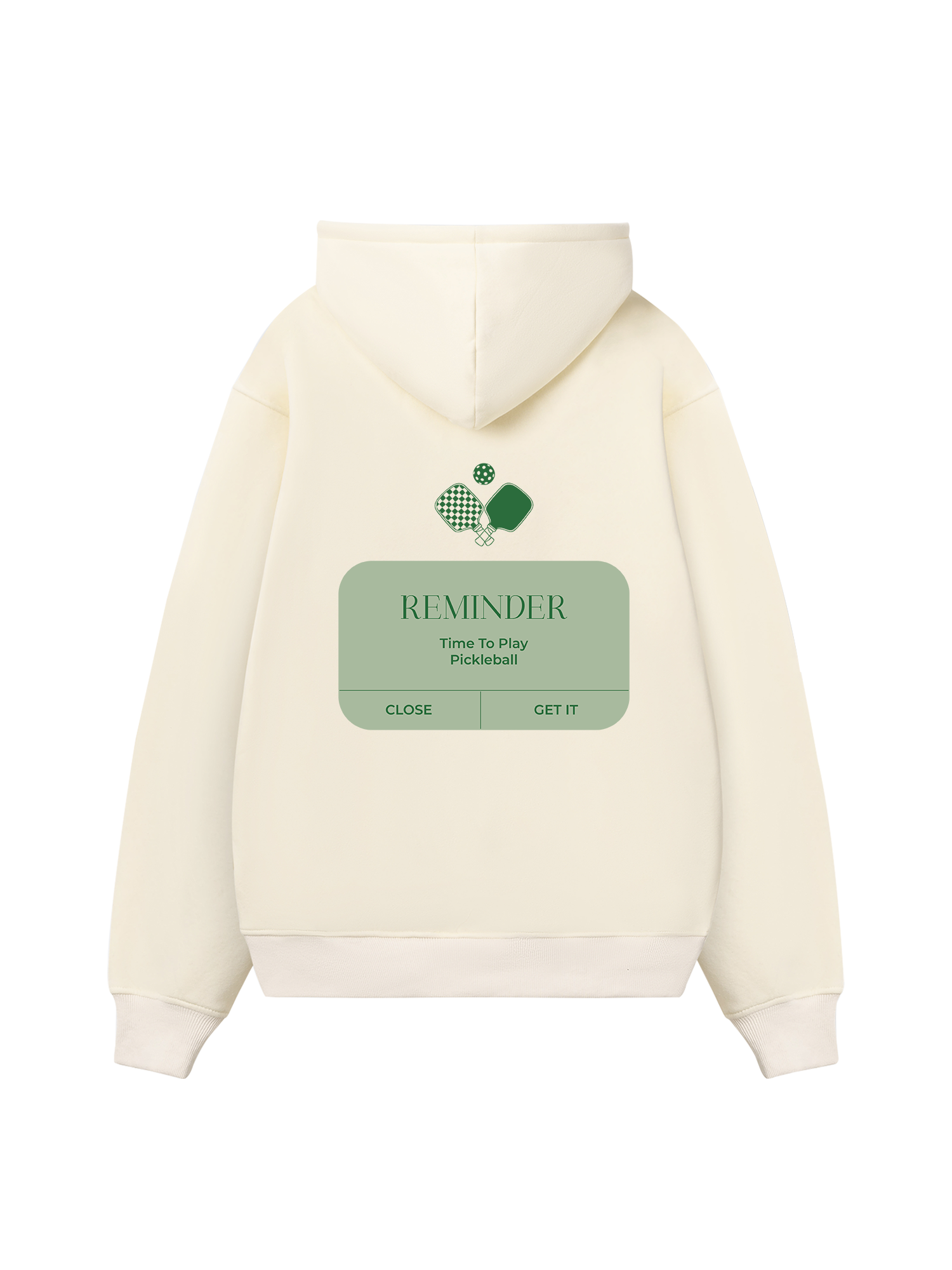 Pickleball Reminder Time To Play Pickleball Hoodie