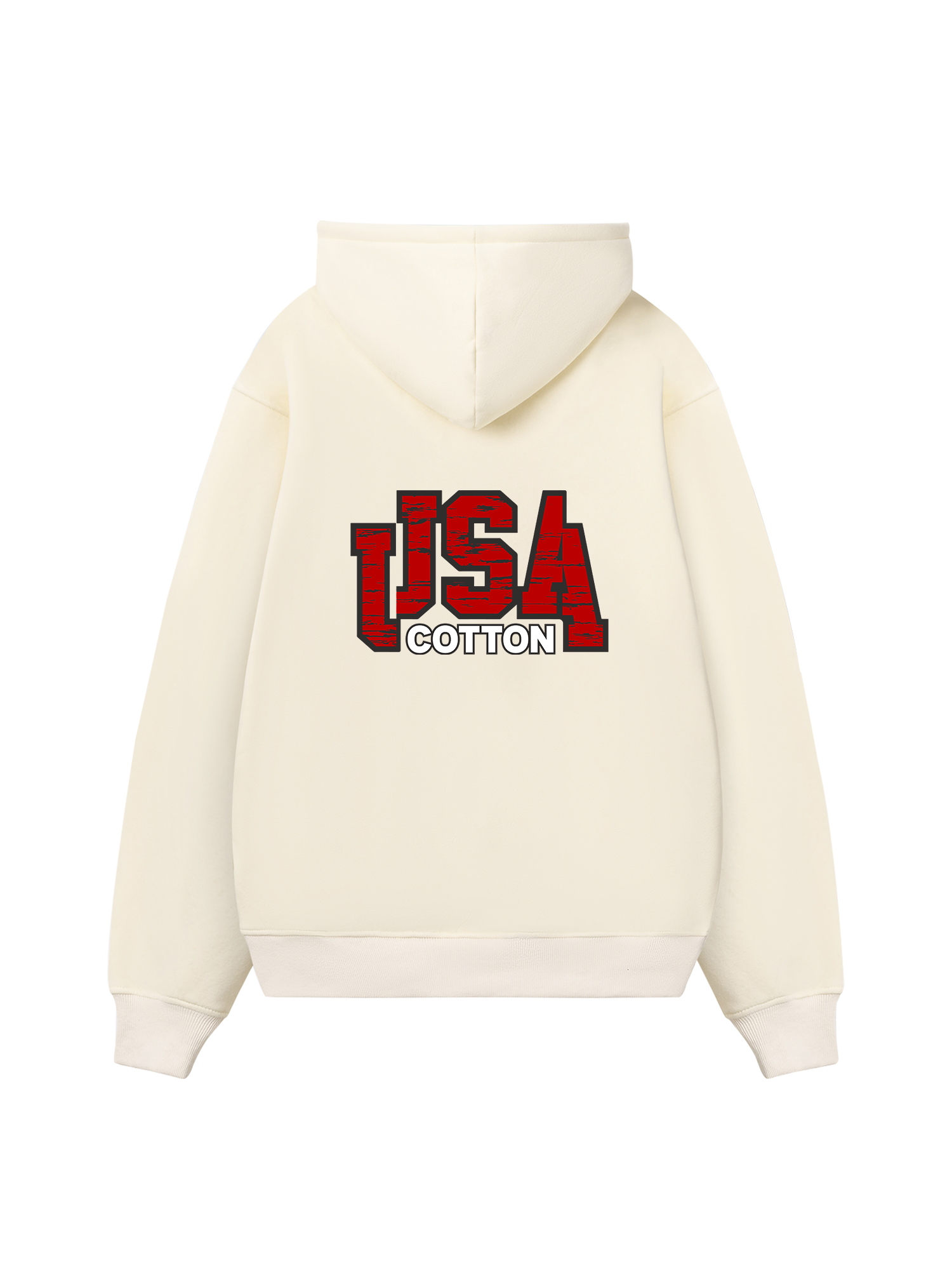 USA Scratched Typo Hoodie