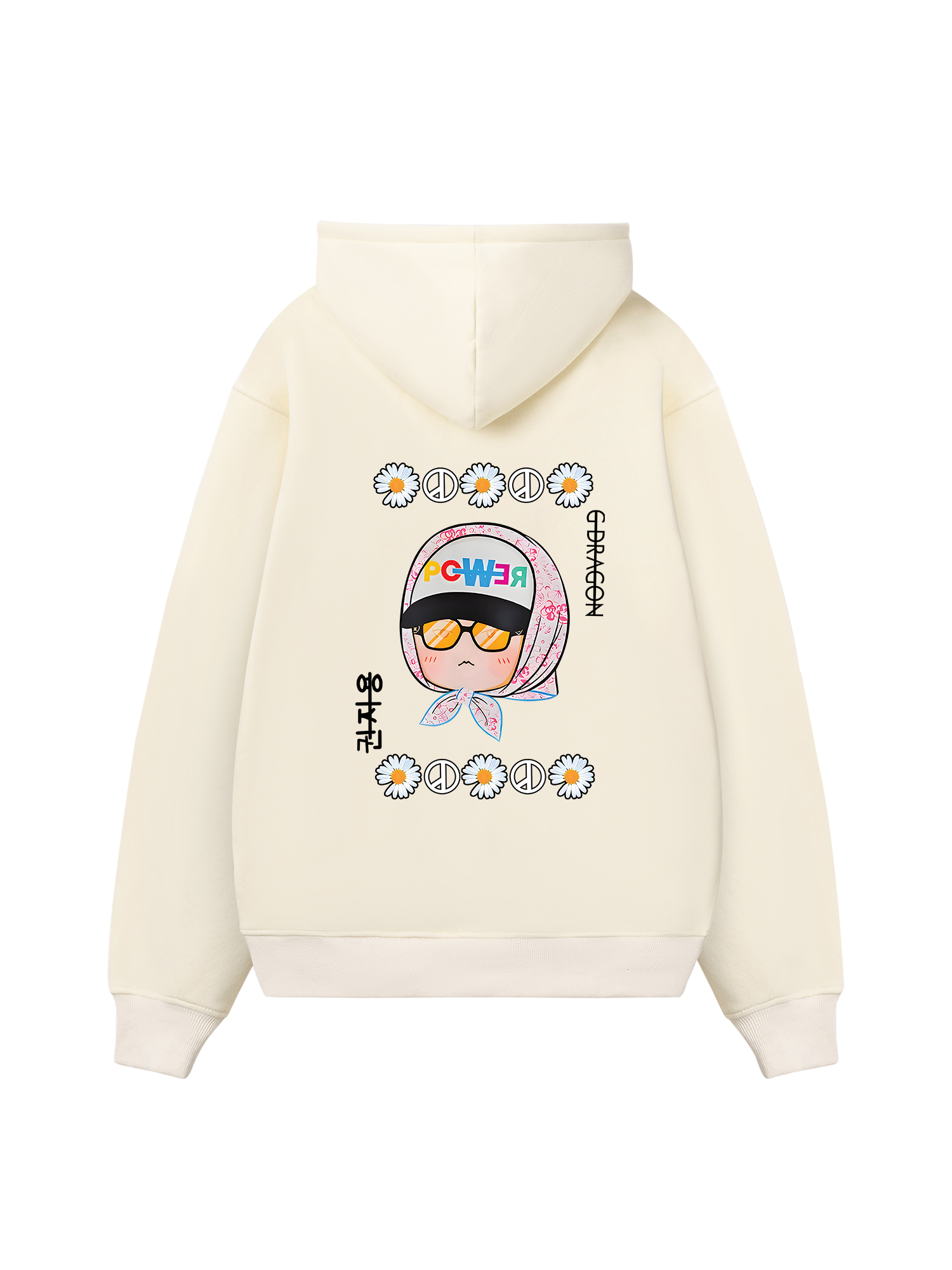 Floral With GD Chibi Daisy Flower Hoodie