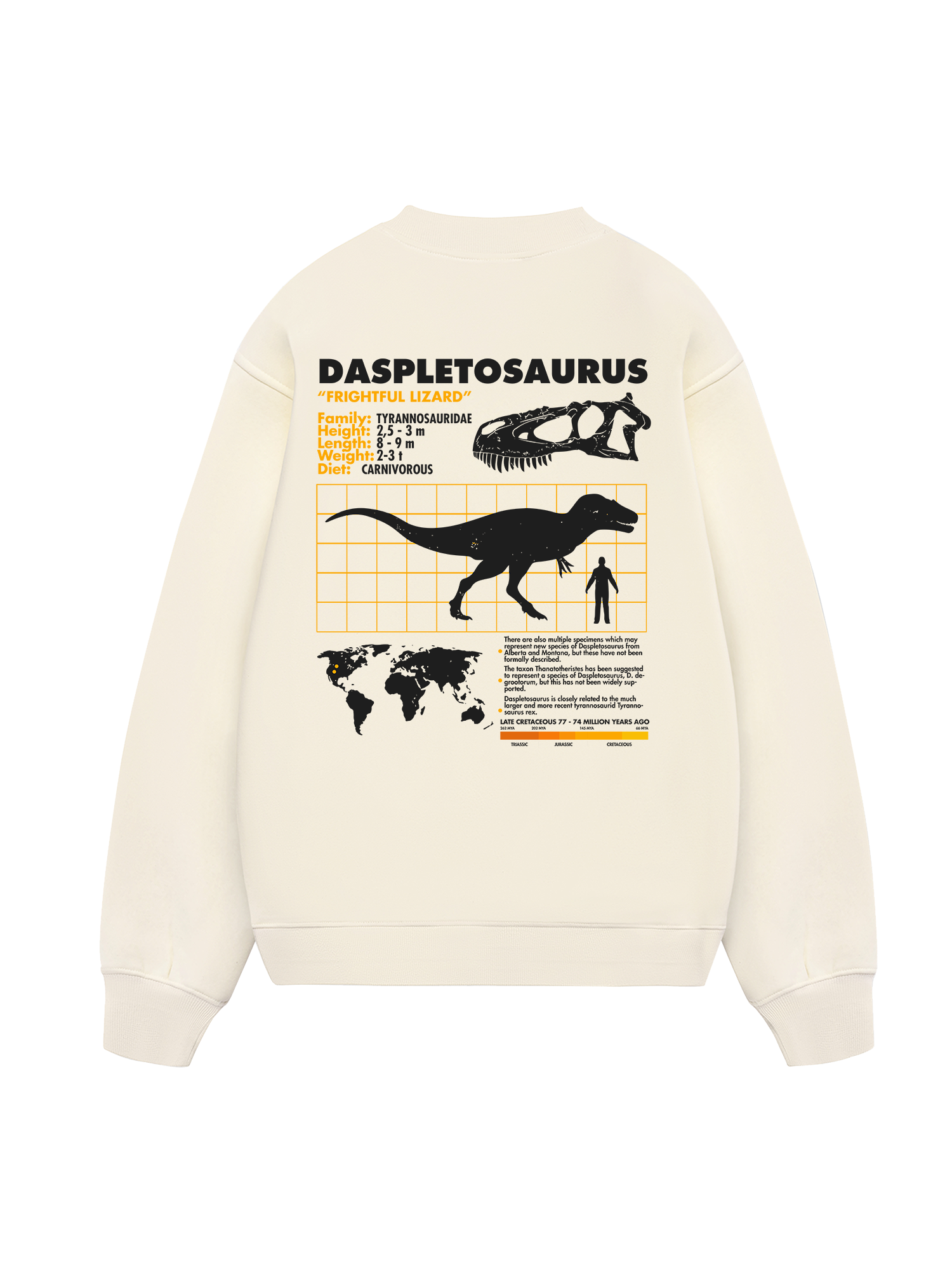 Wild Life Analysis Table Daspletosaurus Sweater