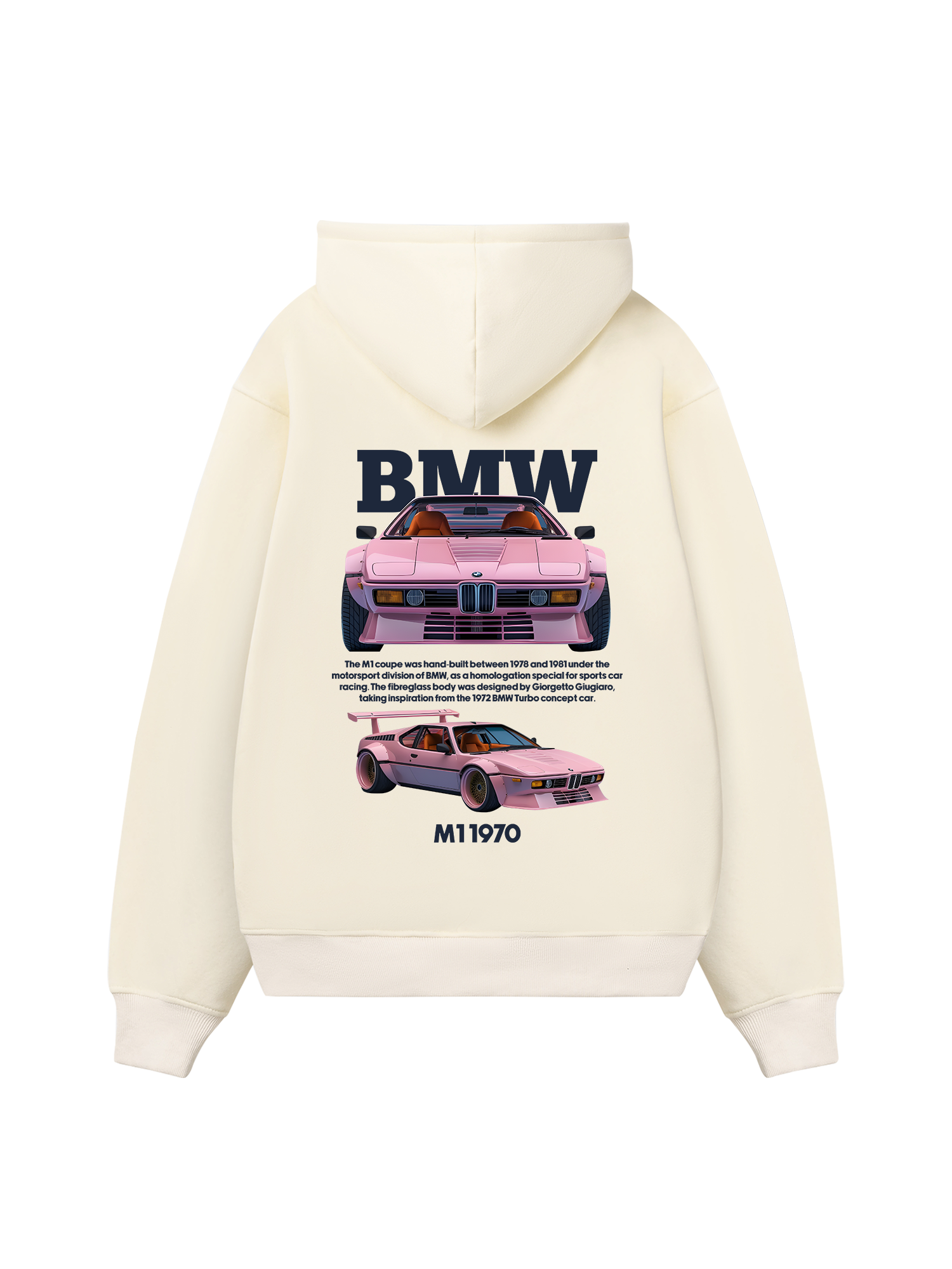 BMW M1 Pink Hoodie