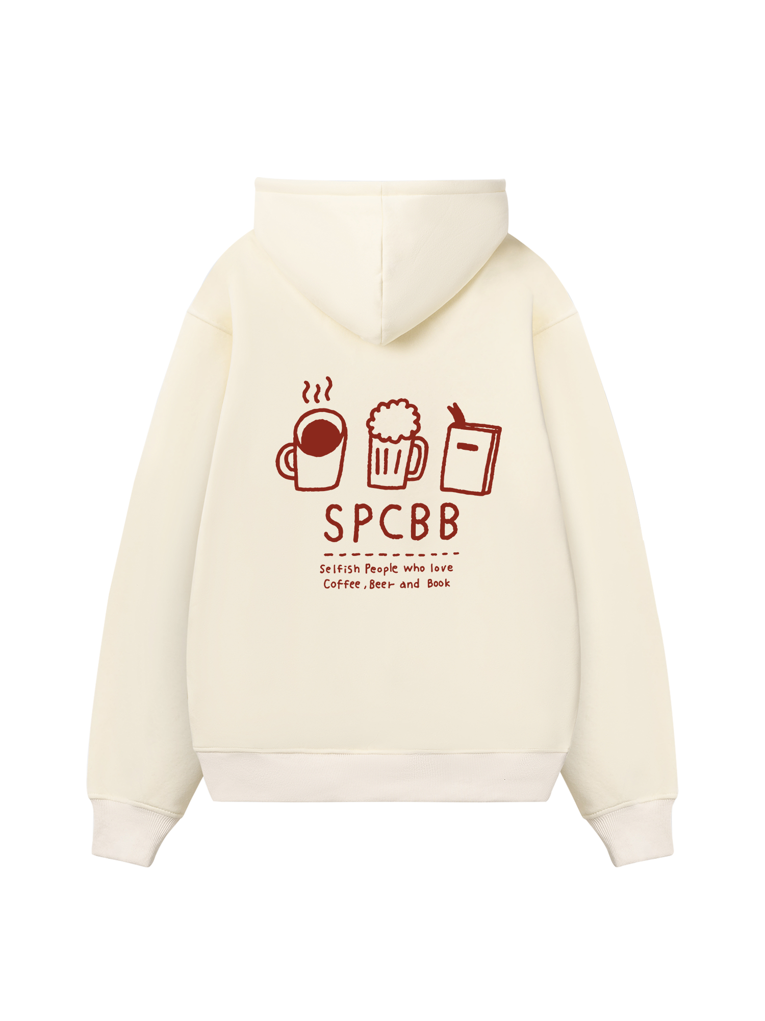 Selfish People Who Love Coffee Beer And Book Hoodie