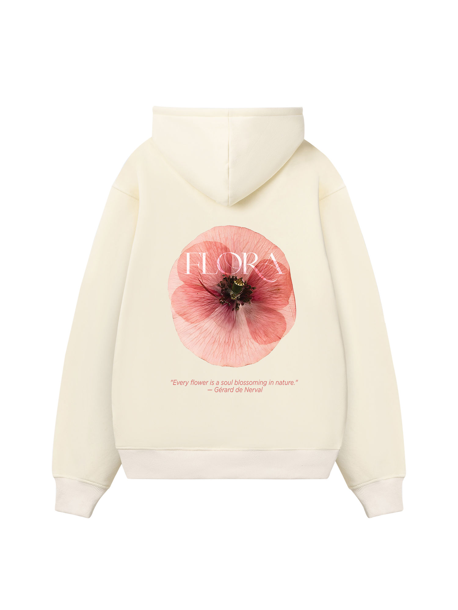 Floral Quote Hoodie