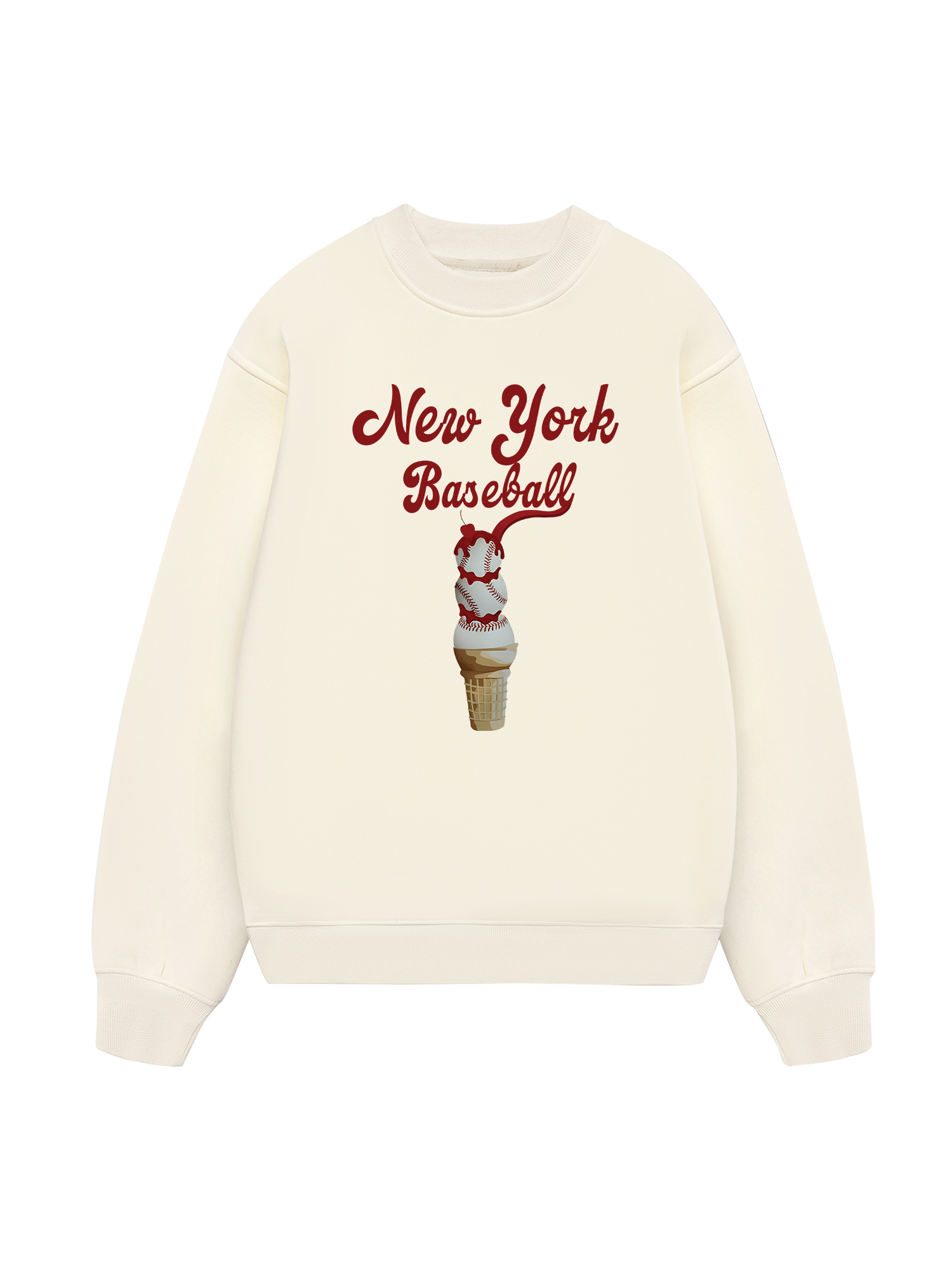 Baseball NewYork Ice Cream Sweater