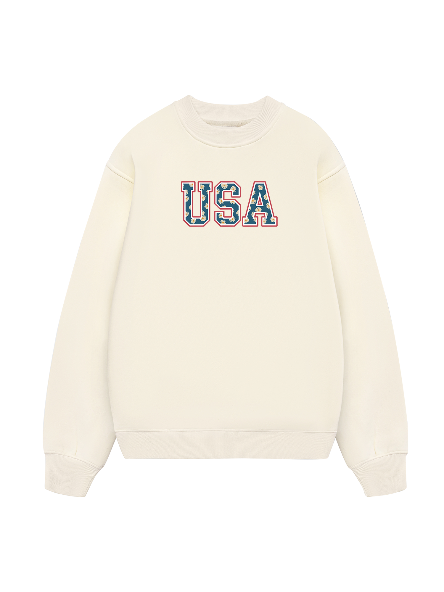 USA Daisy Season Sweater